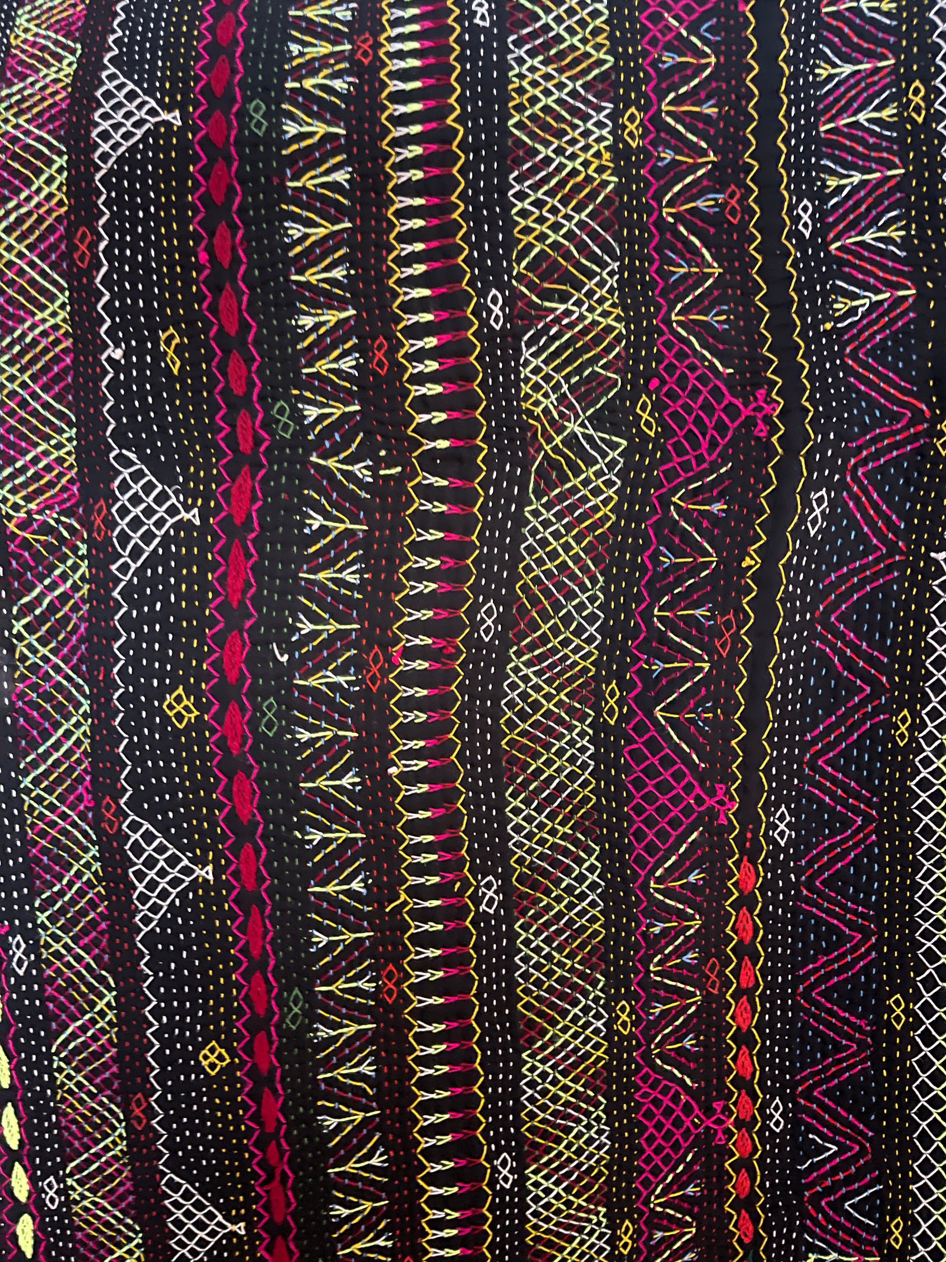 Snake Charmer Quilt - Neon Reflection