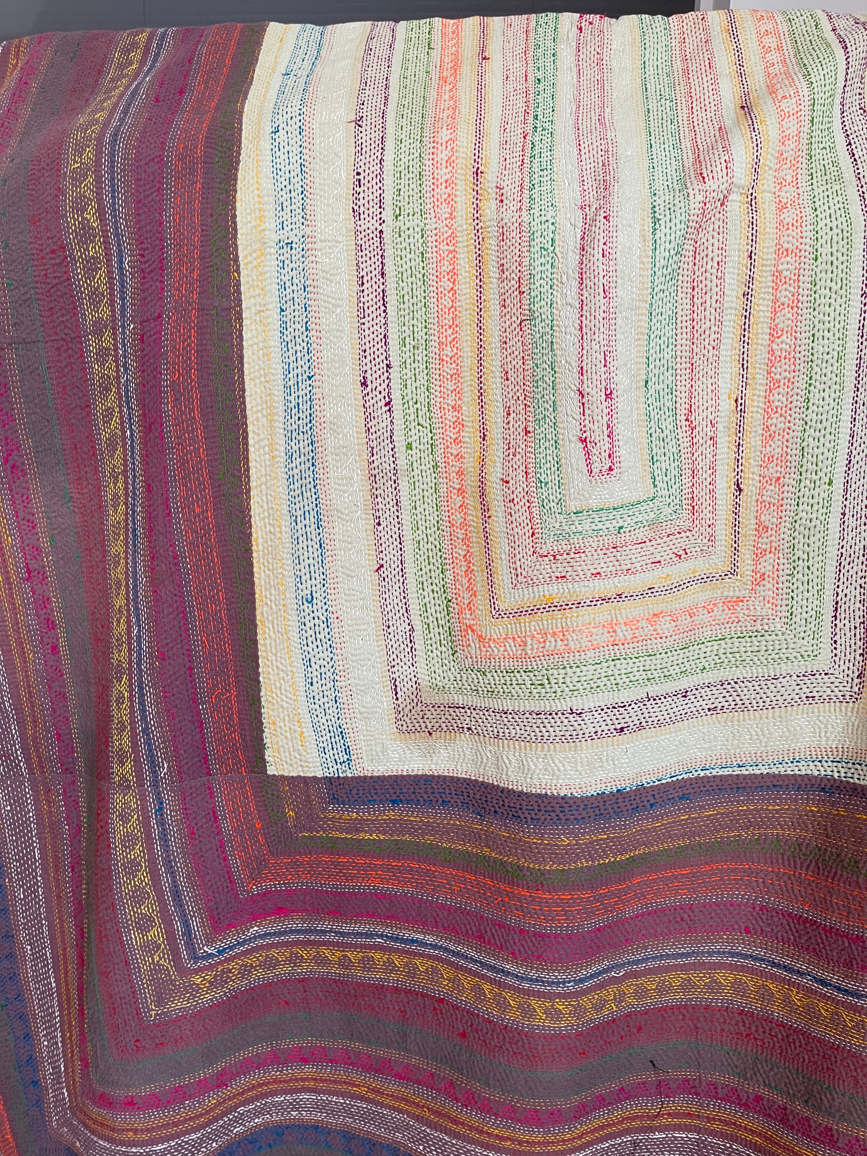 Snake Charmer Quilt - White Diamond