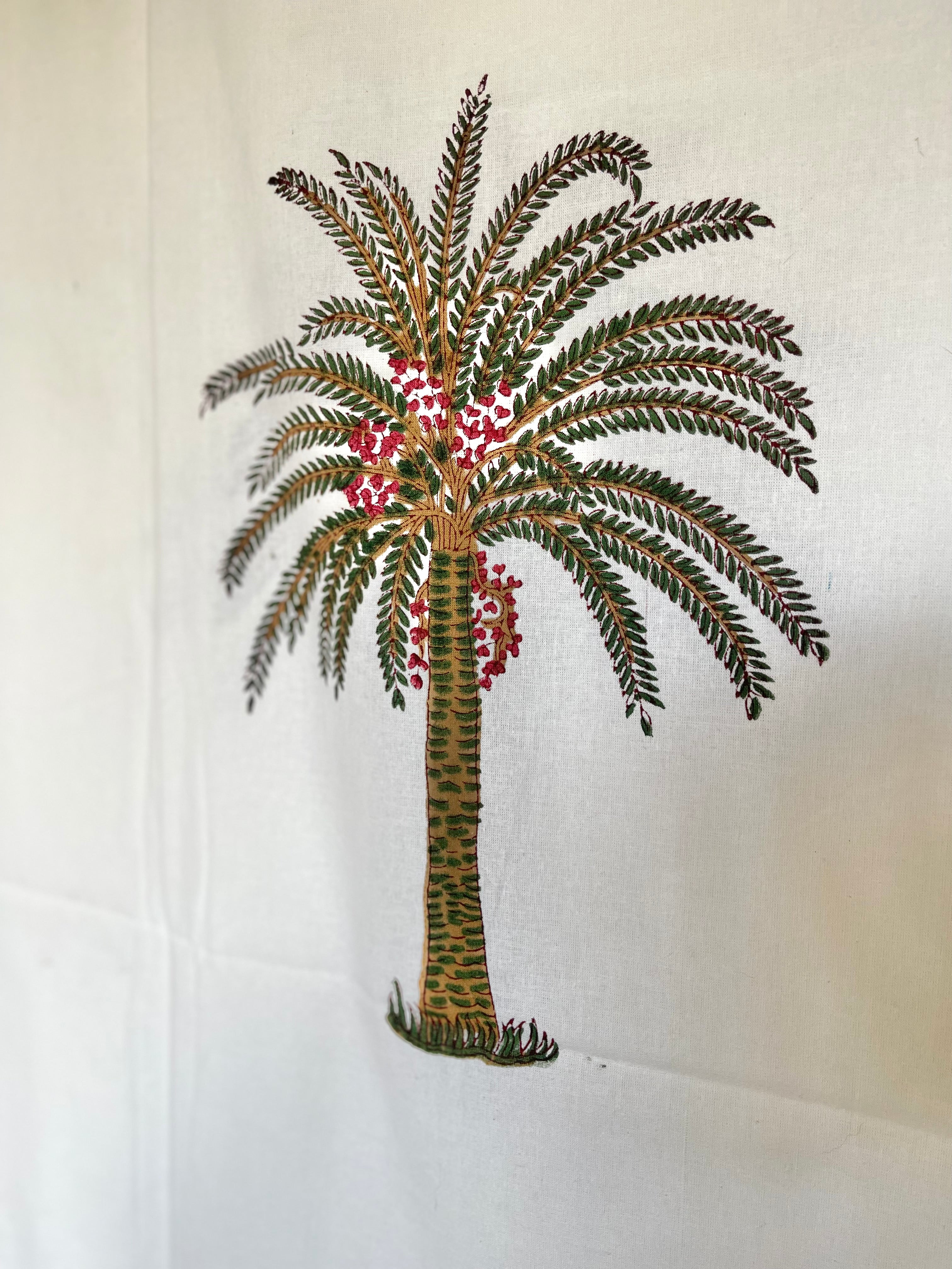 Block Printed Cotton Sheet - BOTANICAL