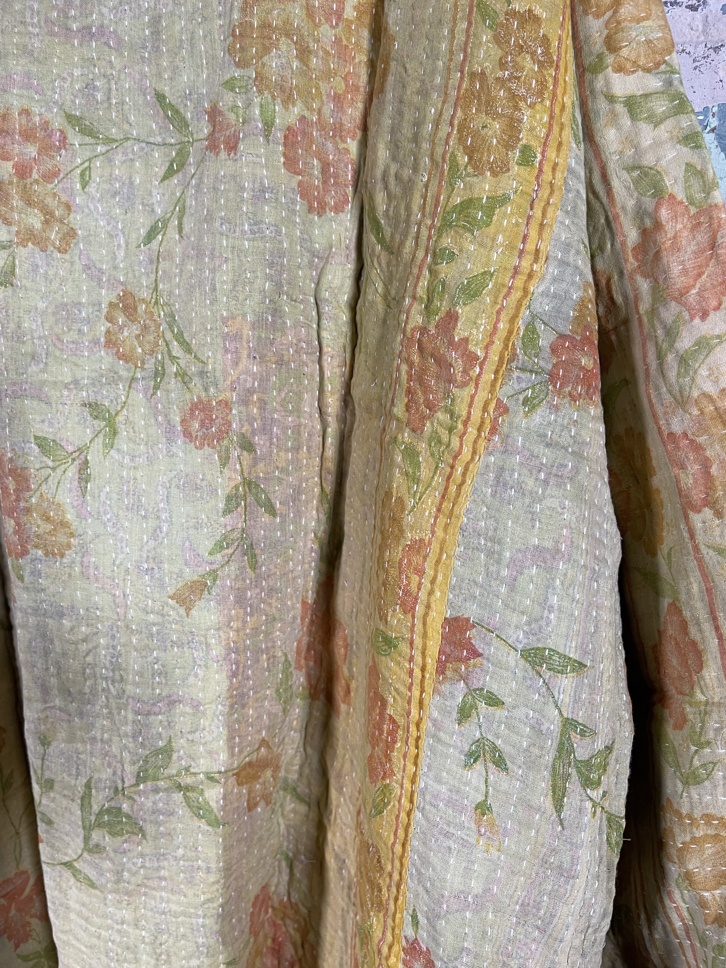 Vintage Kantha Kimono - Old School Nostalgia