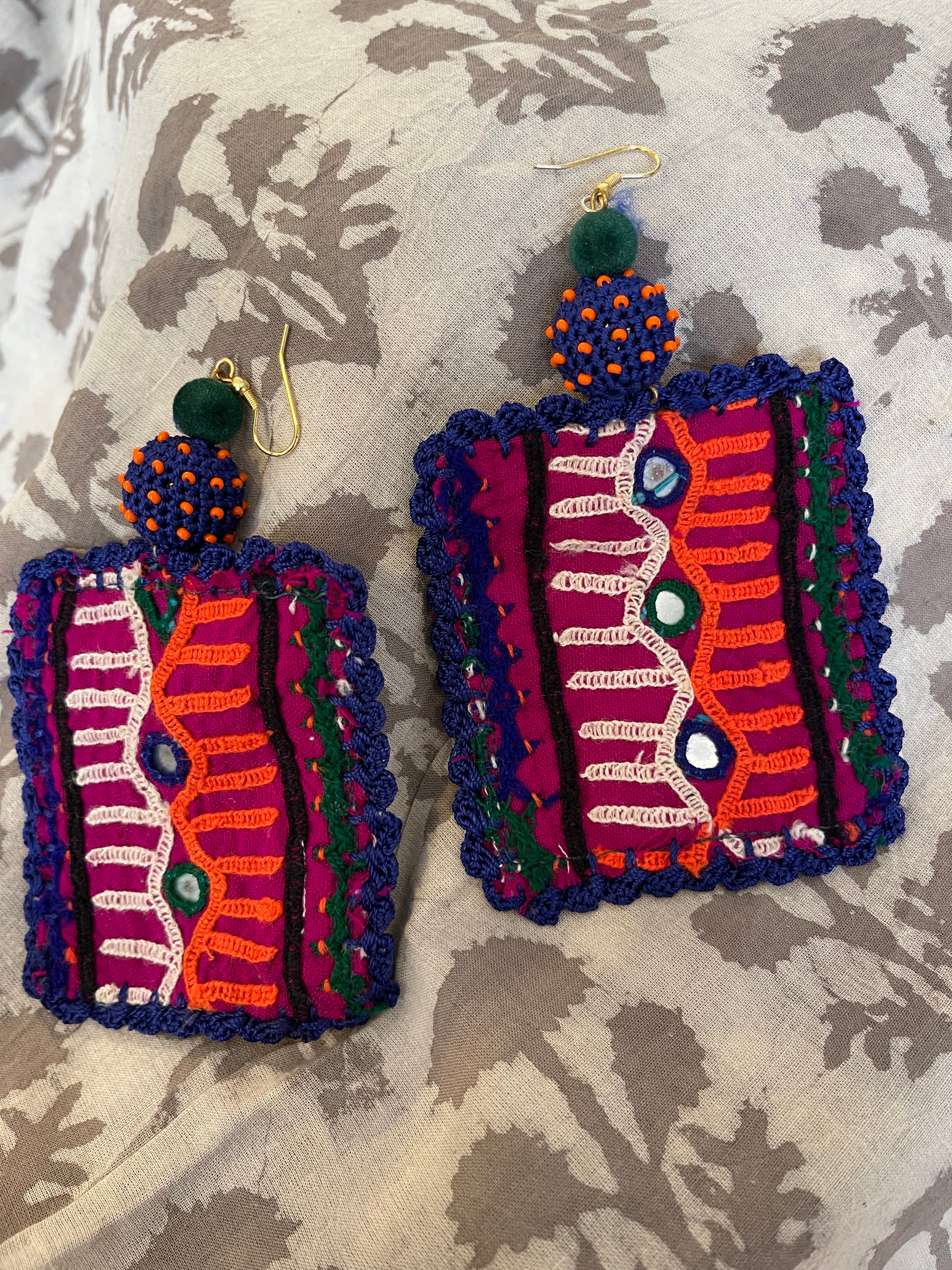 KUTCH TRIBAL PATCH - Indigo Linear