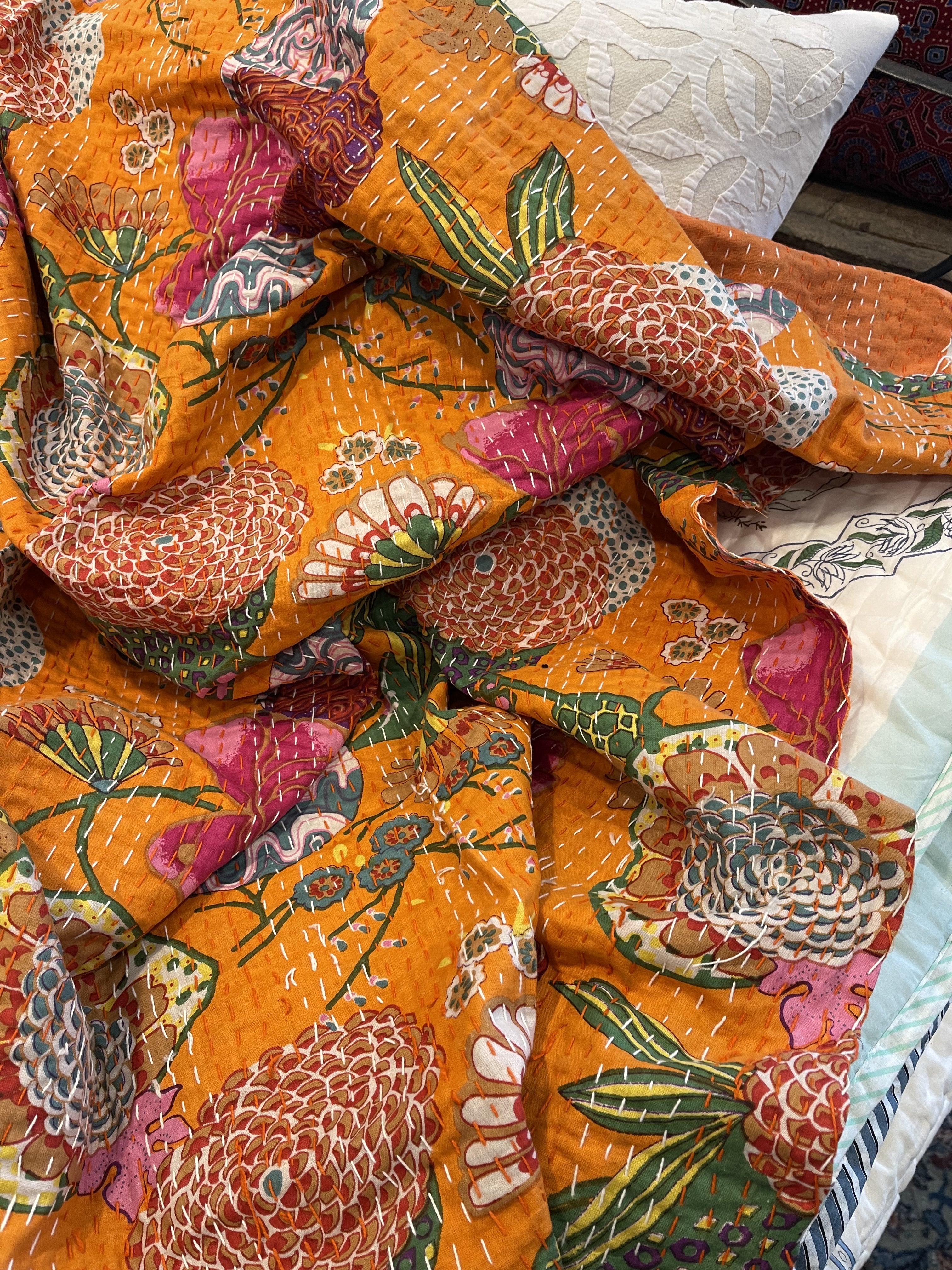 KANTHA - Chrysanthemum TANGERINE