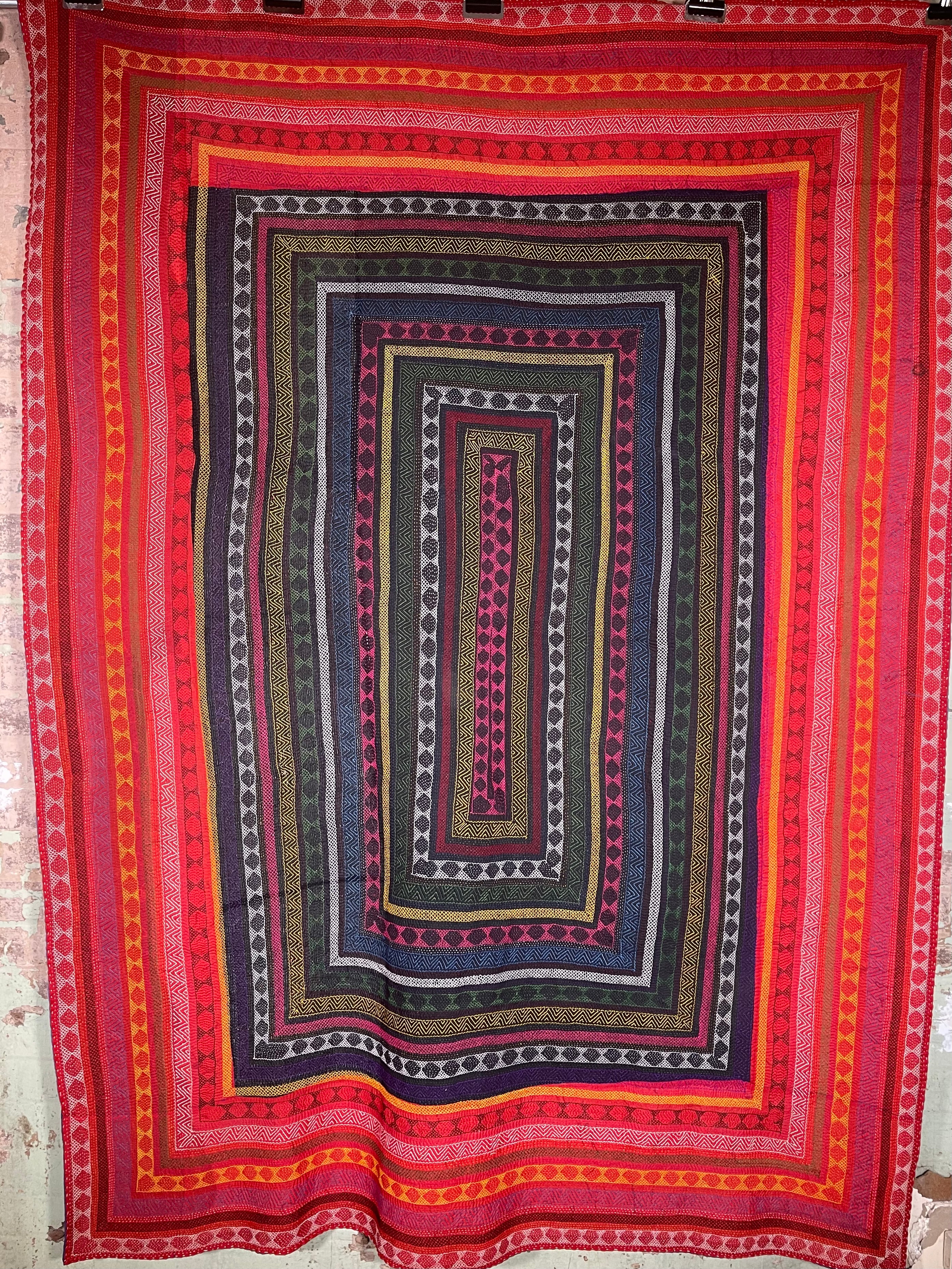 Snake Charmer Quilt - Celestial Ocean Blue