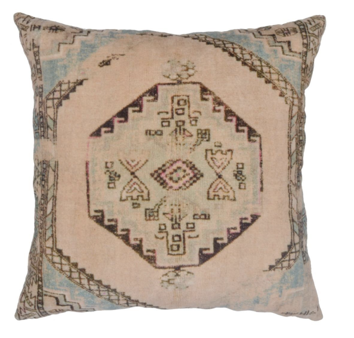 Marrakech Square Velvet - Geometric Cool