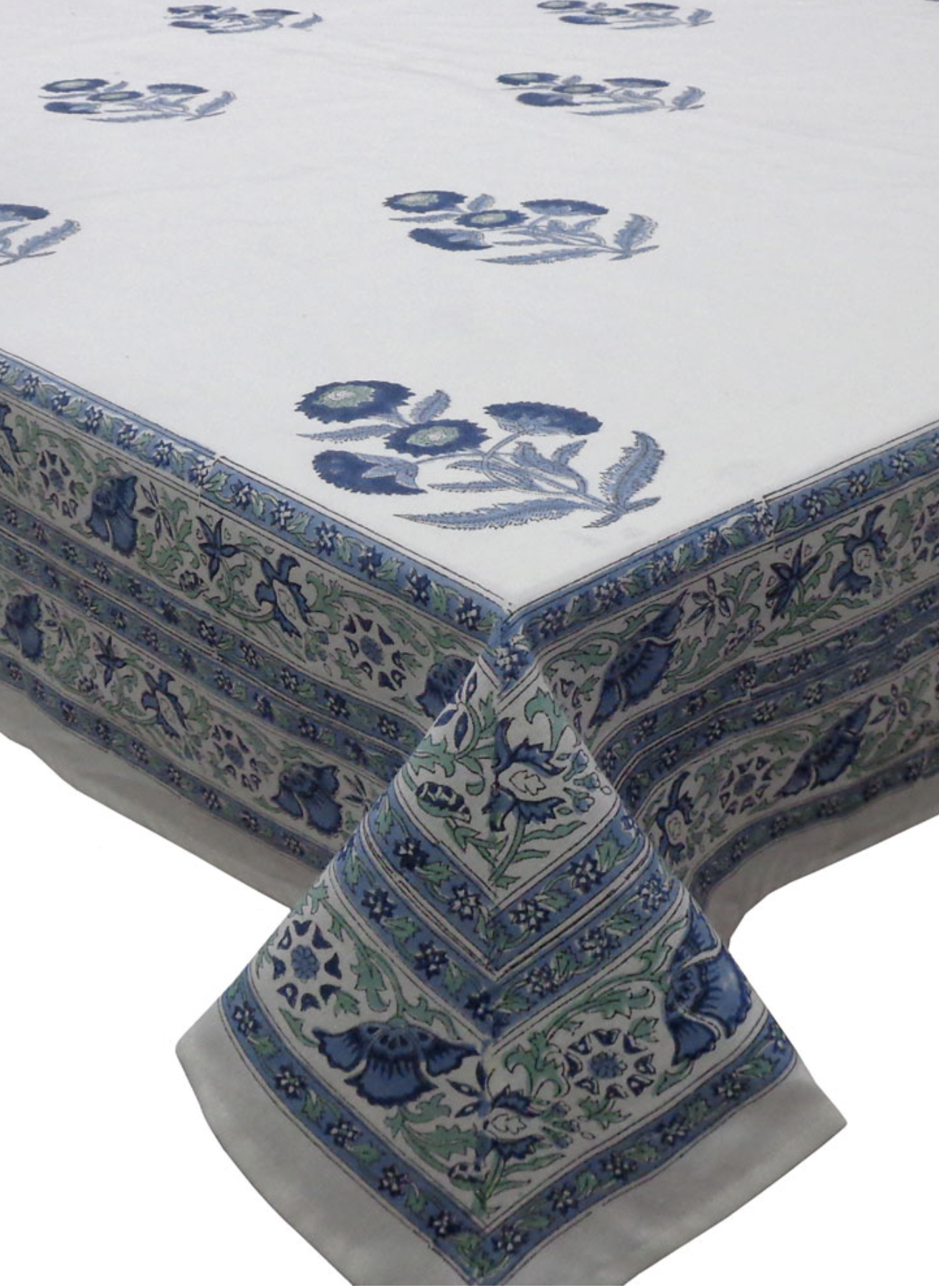 Tablecloth Rectangular - Blue Marigold