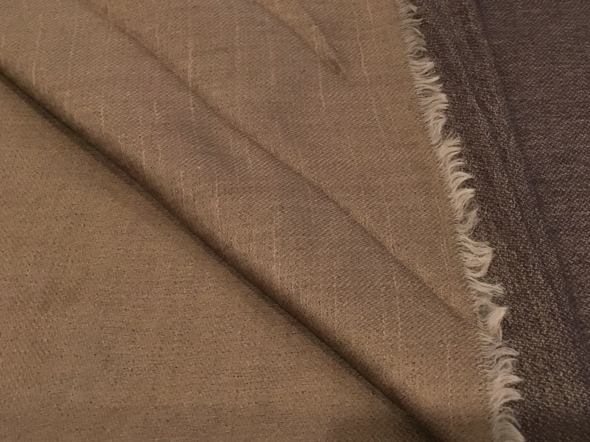 Cashmere Silk Duet Scarf - Mocha/ Latte