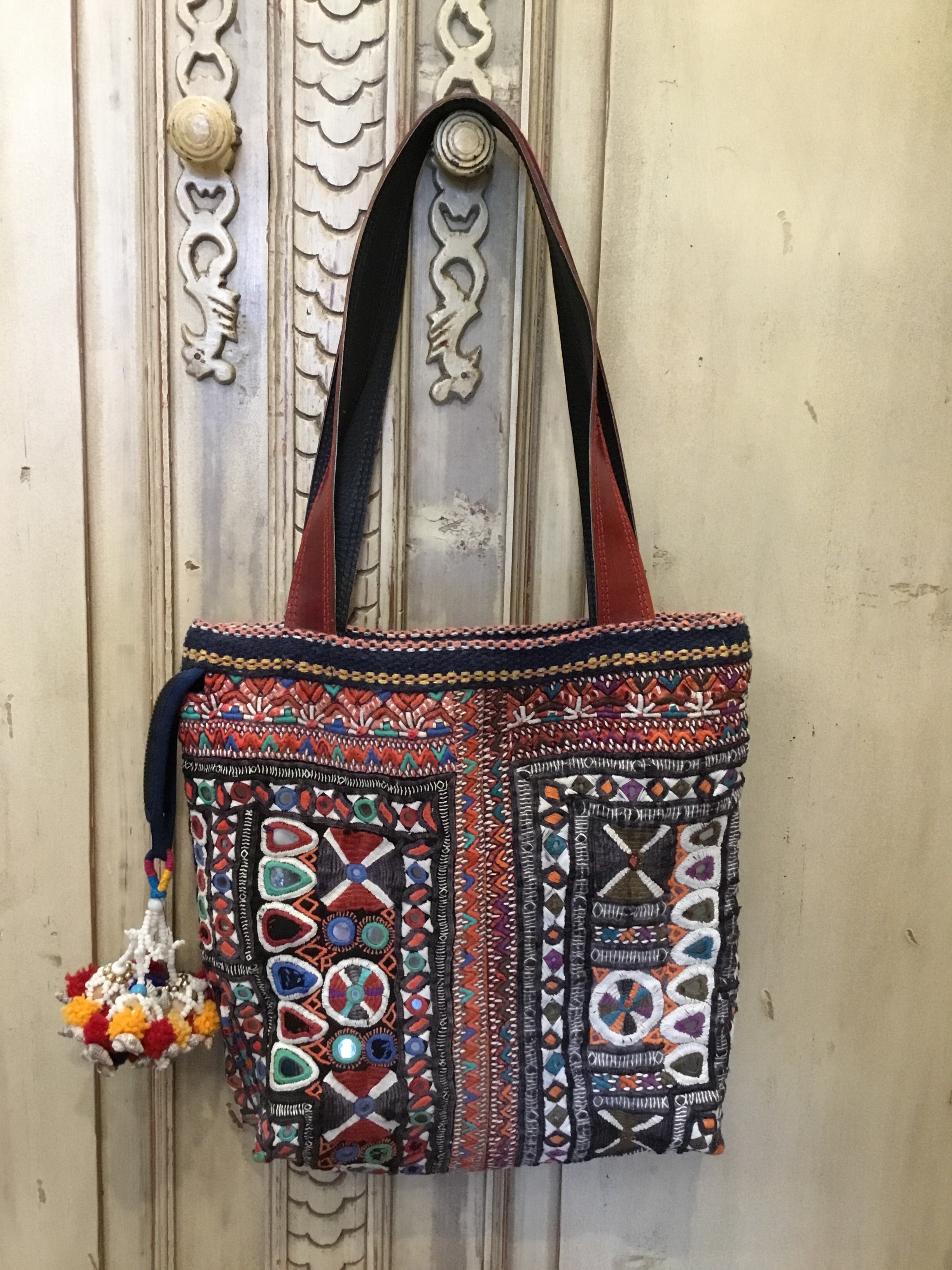 Vintage Kutch Embroidered Bag - Desert Festival