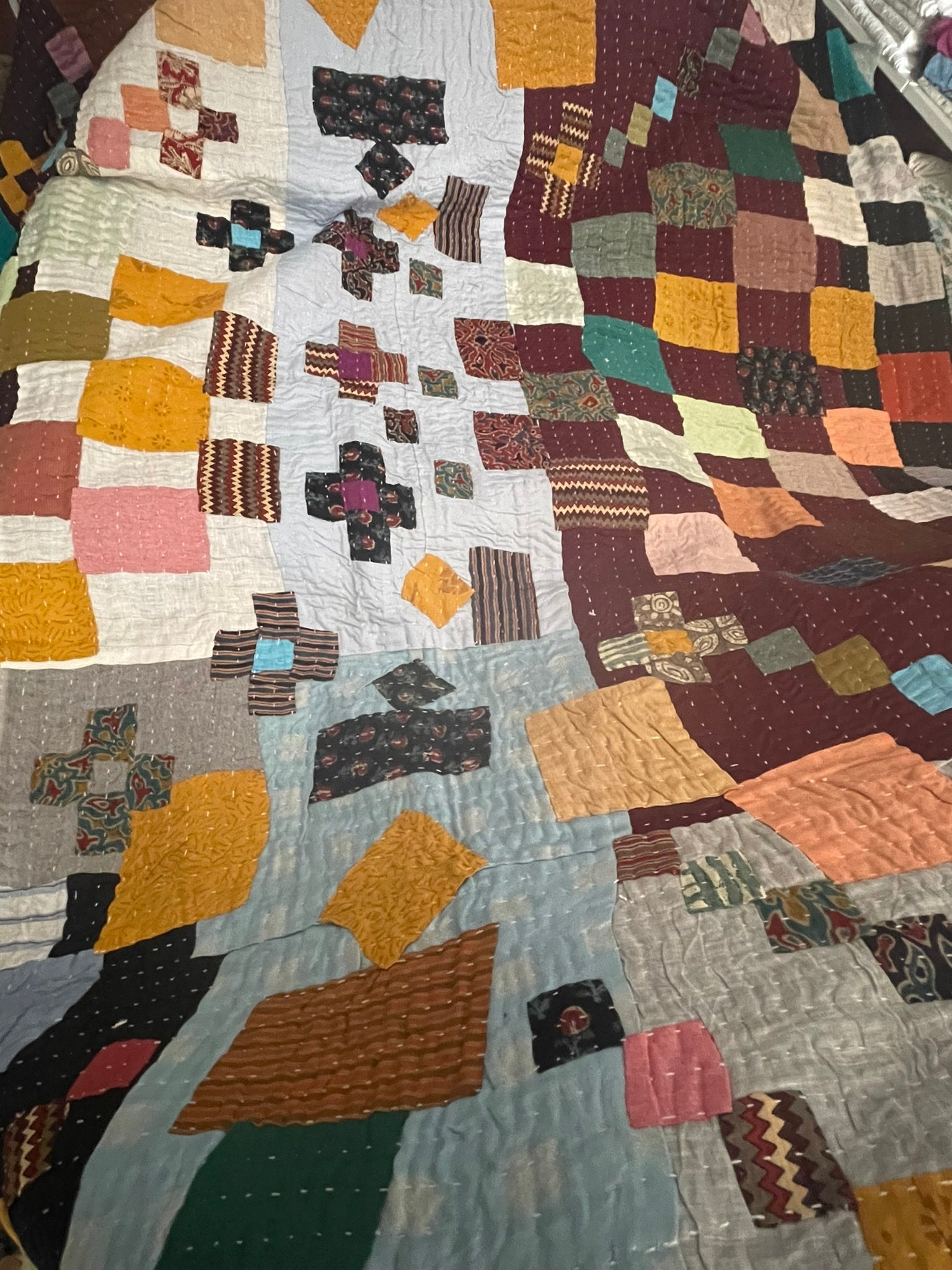 KARNATAKA Kowdhi Quilt - FRAGMENT