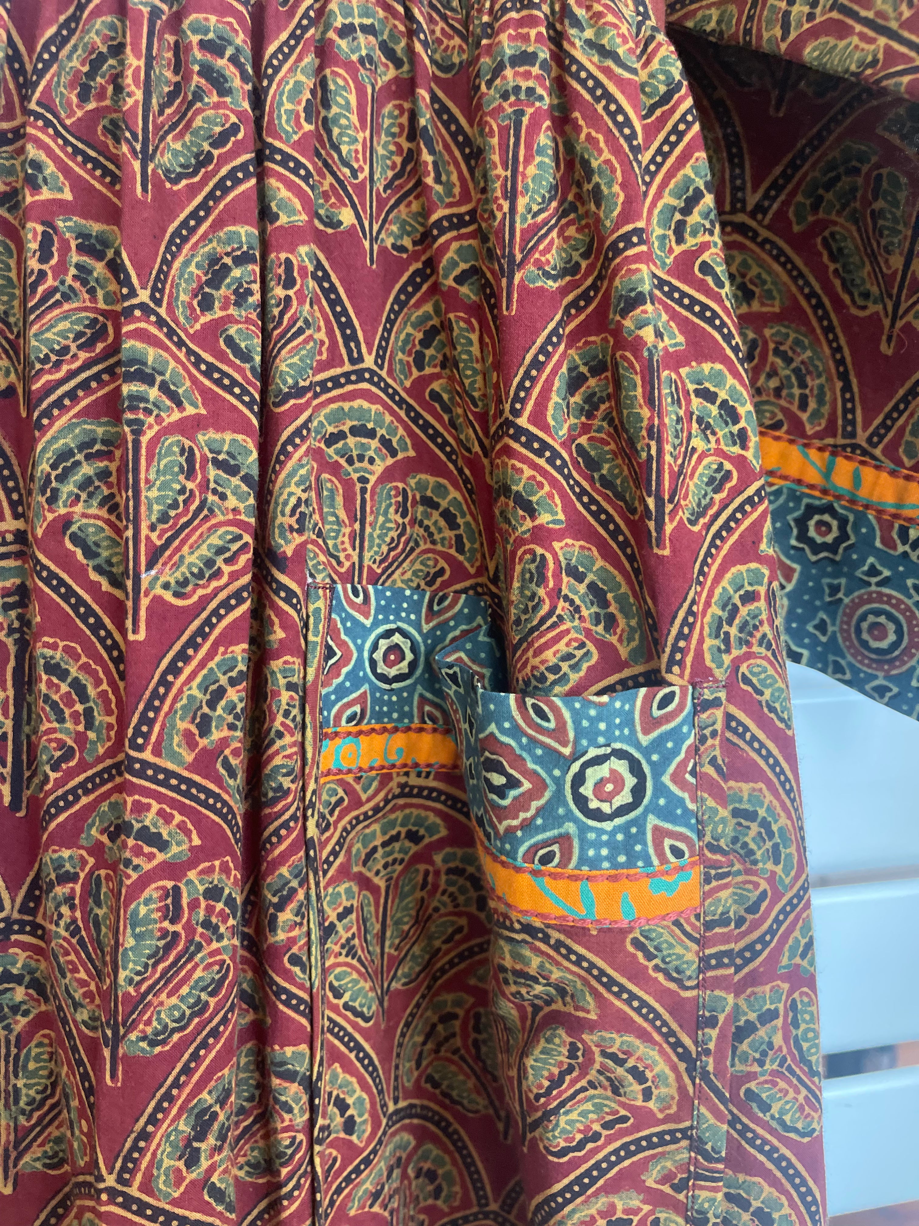 JAT EMBROIDERY DRESS - Desert
