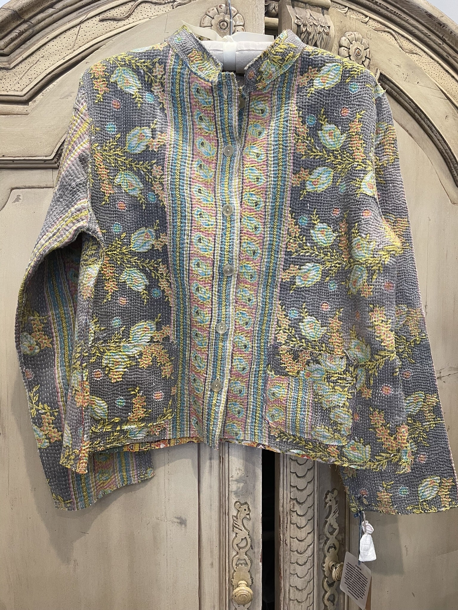 Kantha Jacket - SUMMER GARDEN