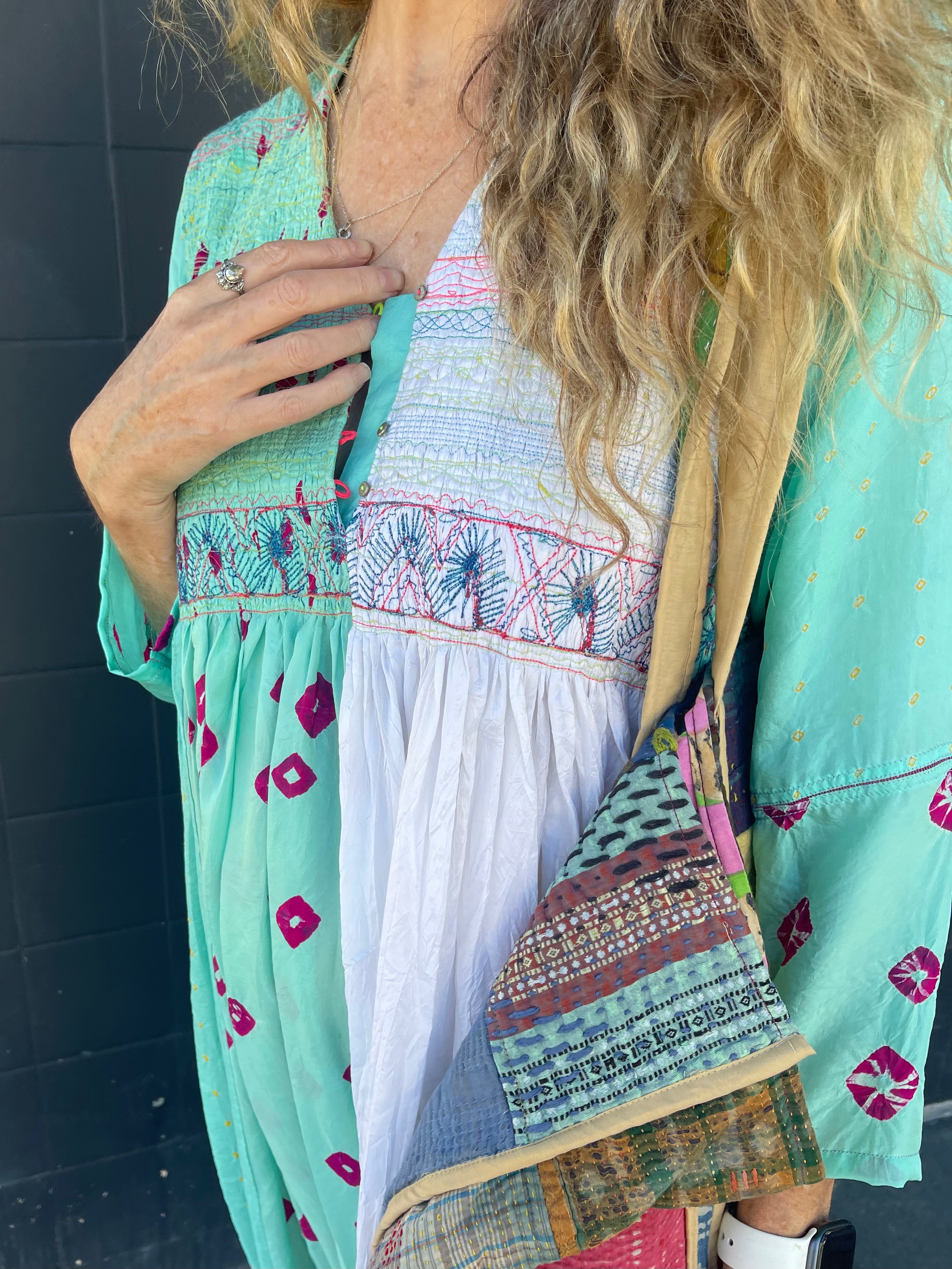 JODHPUR 25 - Silk Bandhani Dress
