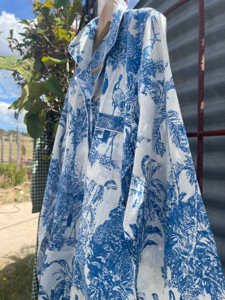 PYJAMAS Long - Chinoiserie Blue