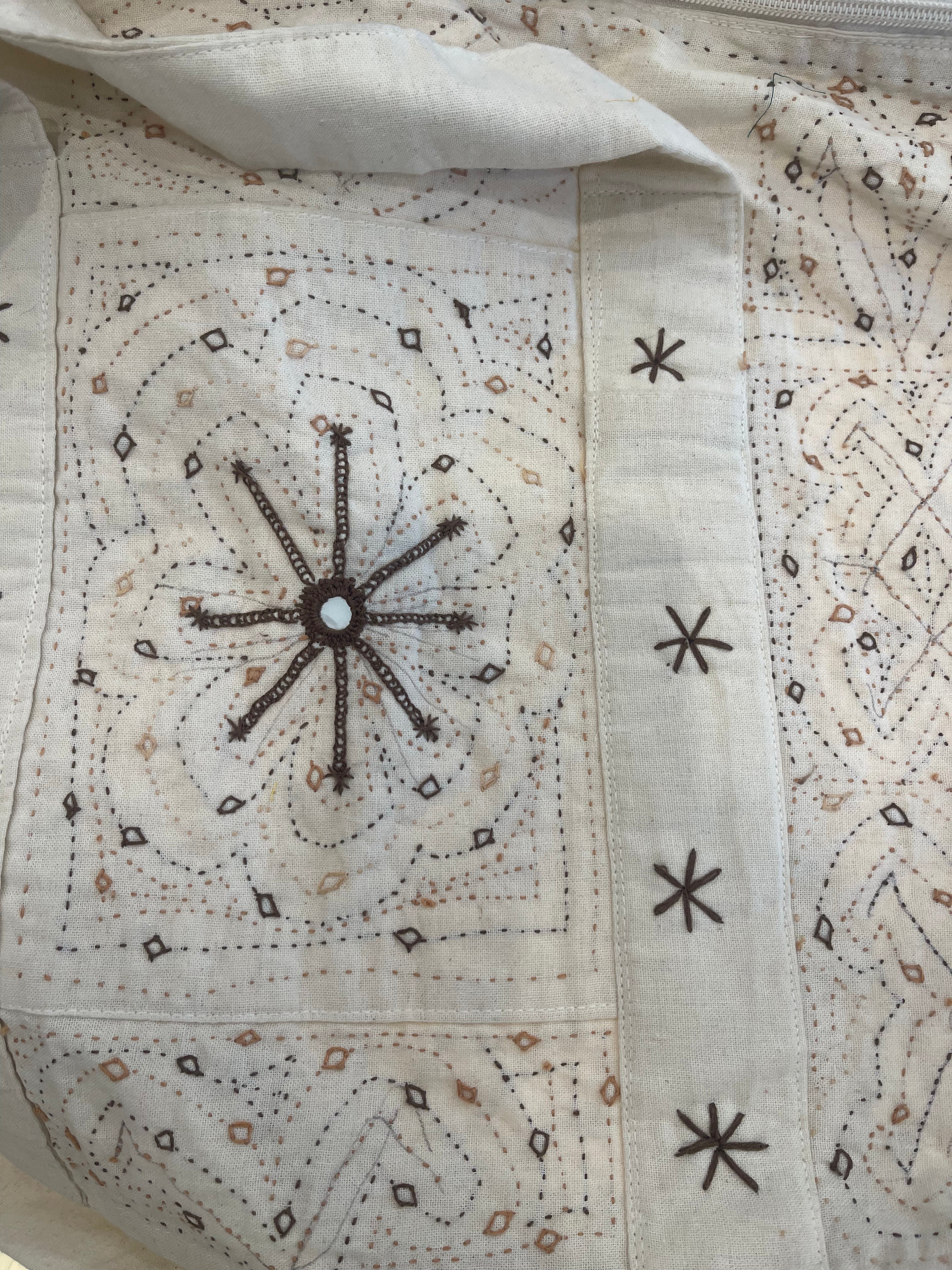Kutch Tribal Beach Tote - MIRROR STAR