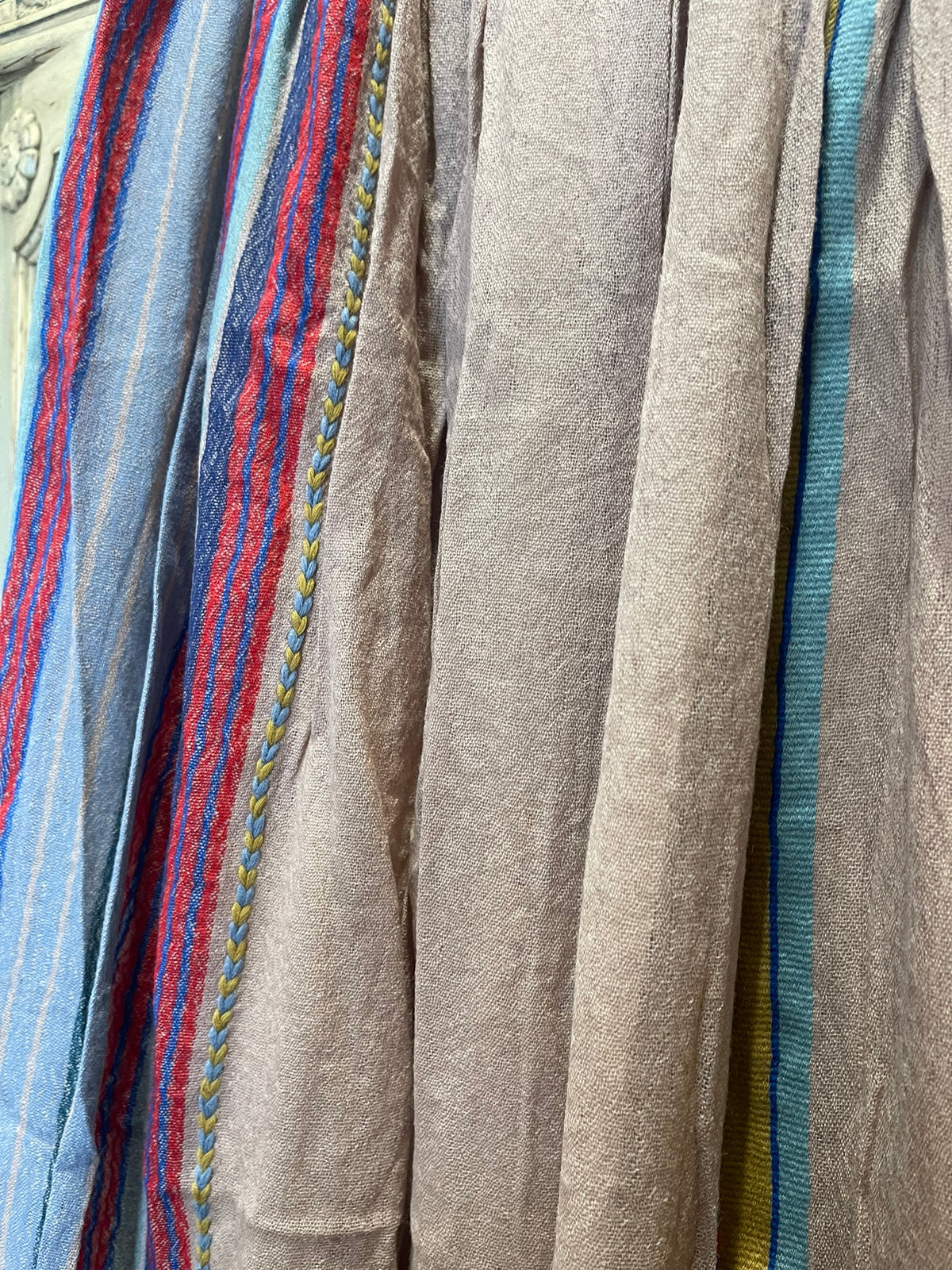 FARAH Bhujodi Wool Skirt - Dune