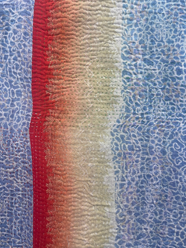 VINTAGE KANTHA - Sunset Stripe