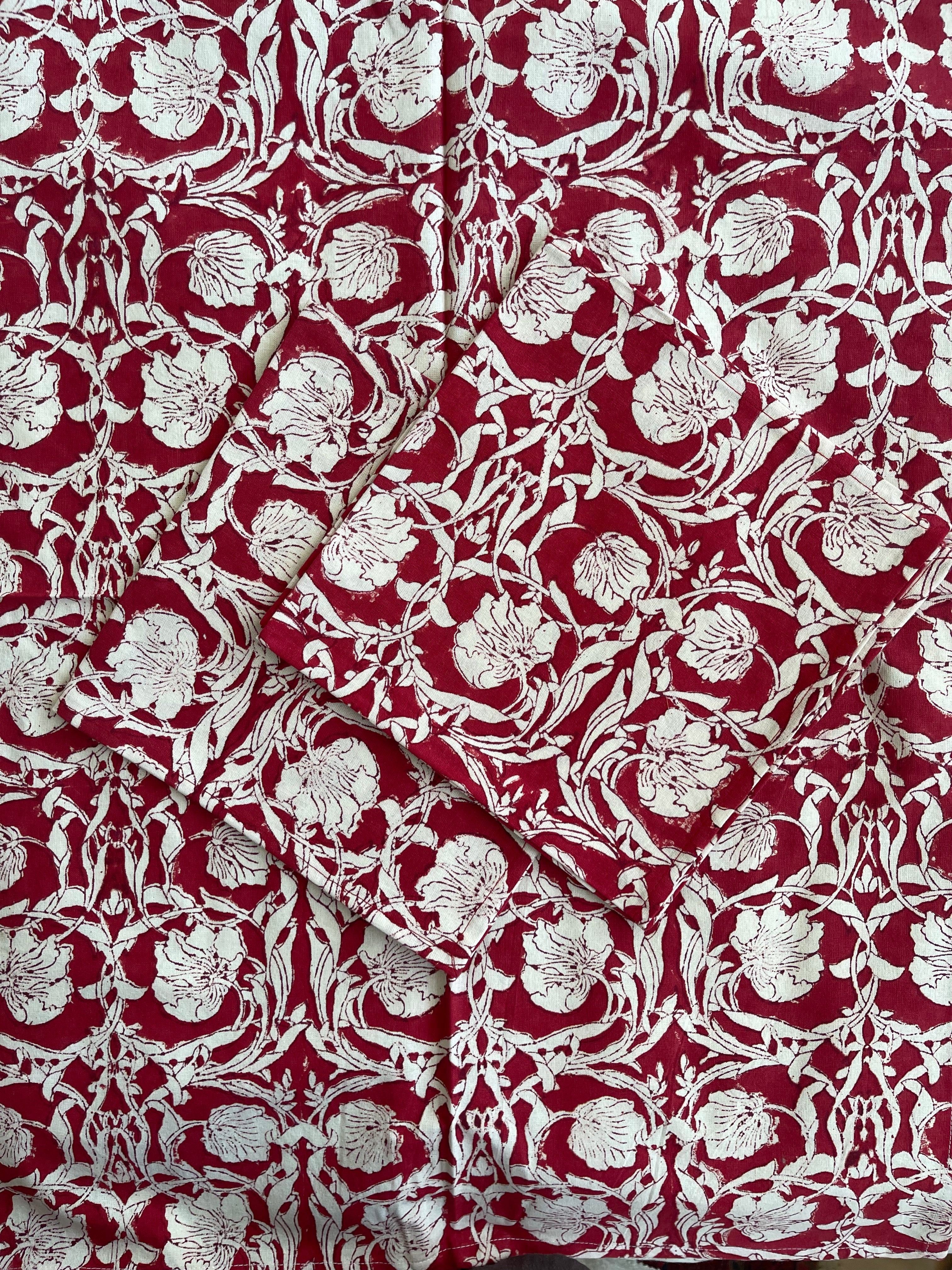 Tea Towel - Christmas Crimson