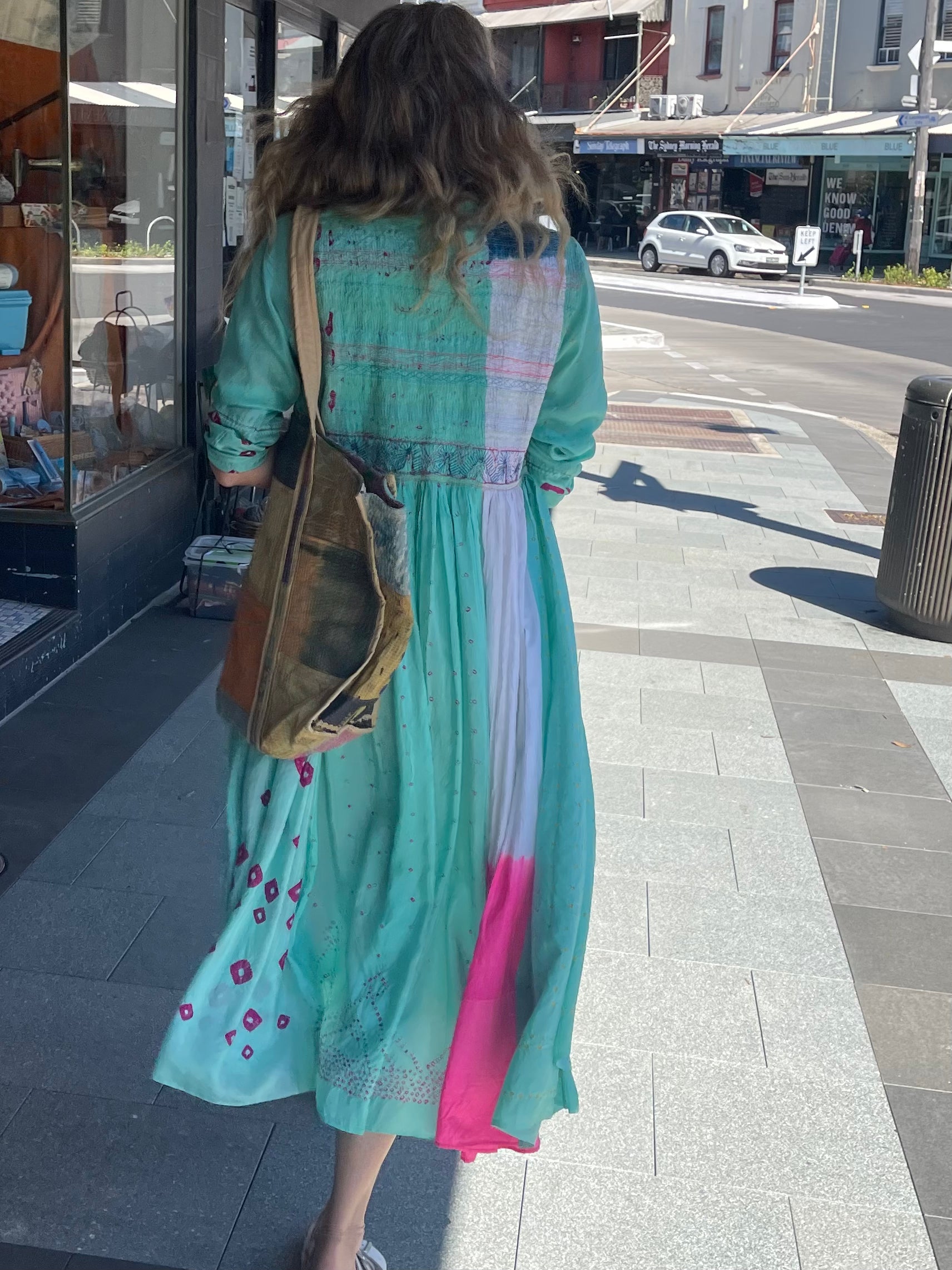 JODHPUR 25 - Silk Bandhani Dress