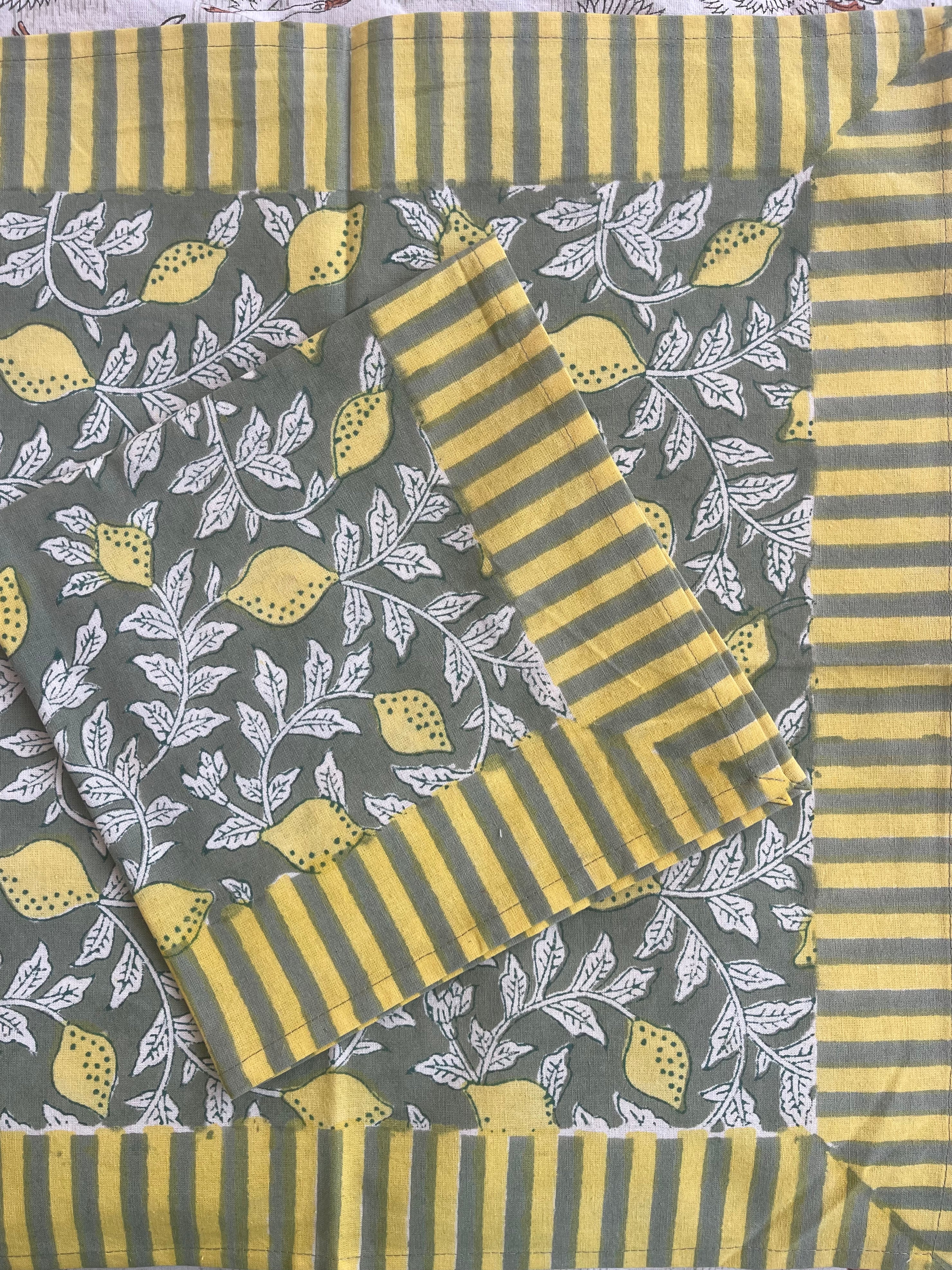 Napkins - French Lemons Garden