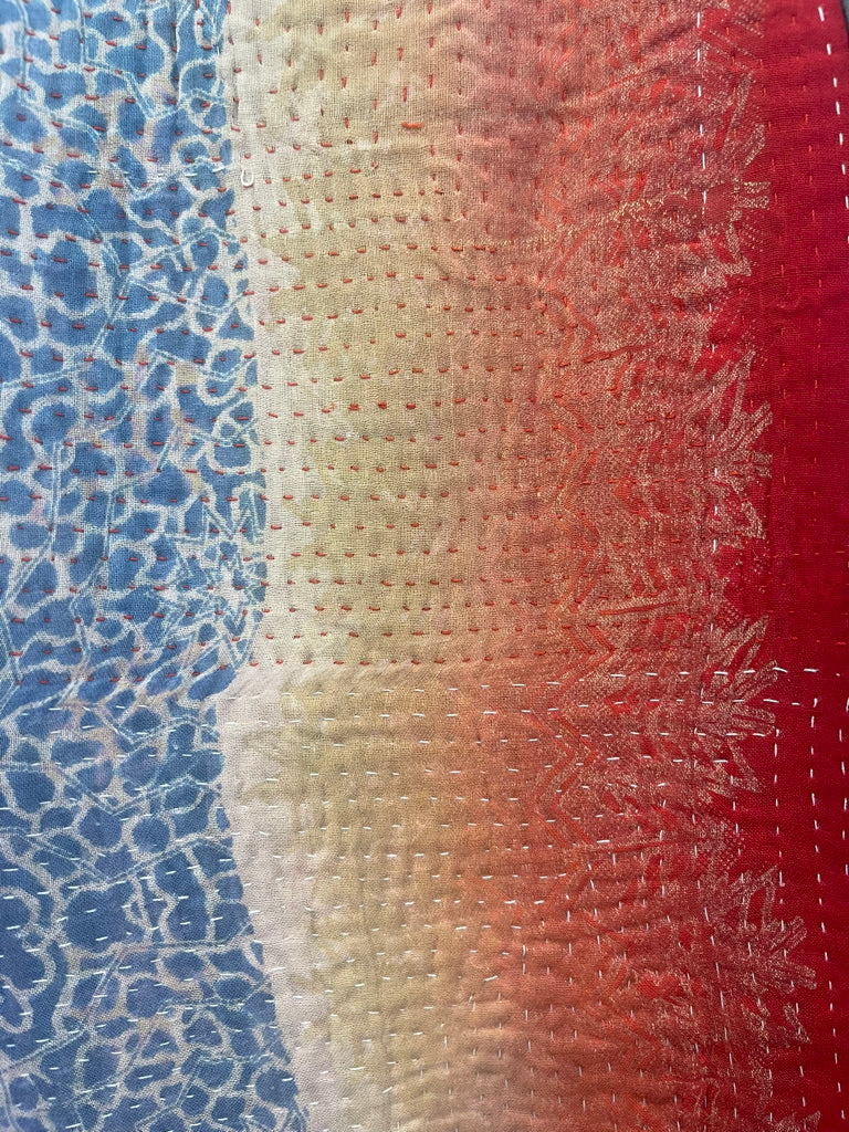 VINTAGE KANTHA - Sunset Stripe