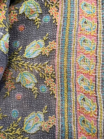 Kantha Jacket - SUMMER GARDEN