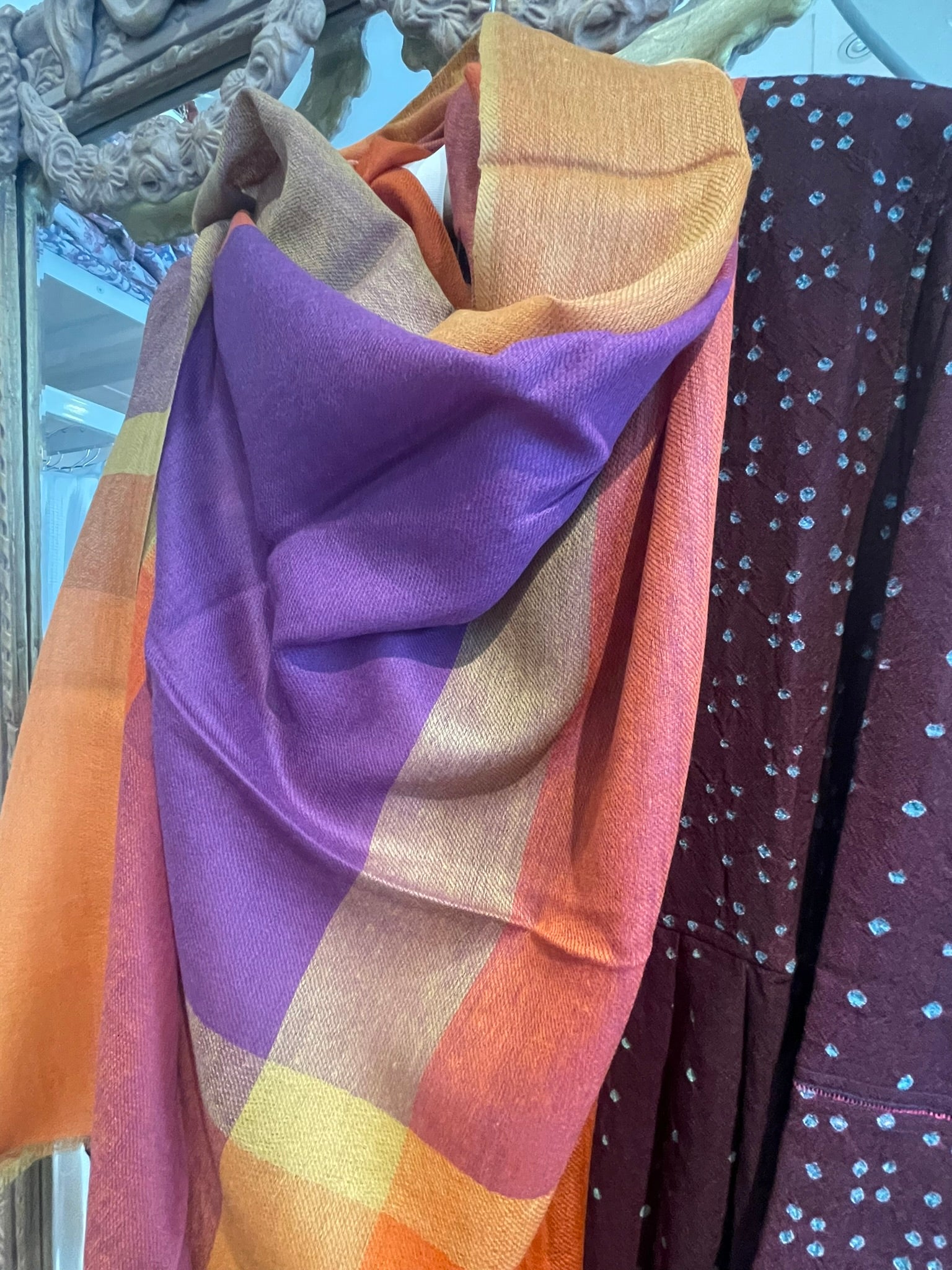 Fine Merino Wool Scarf - Autumn