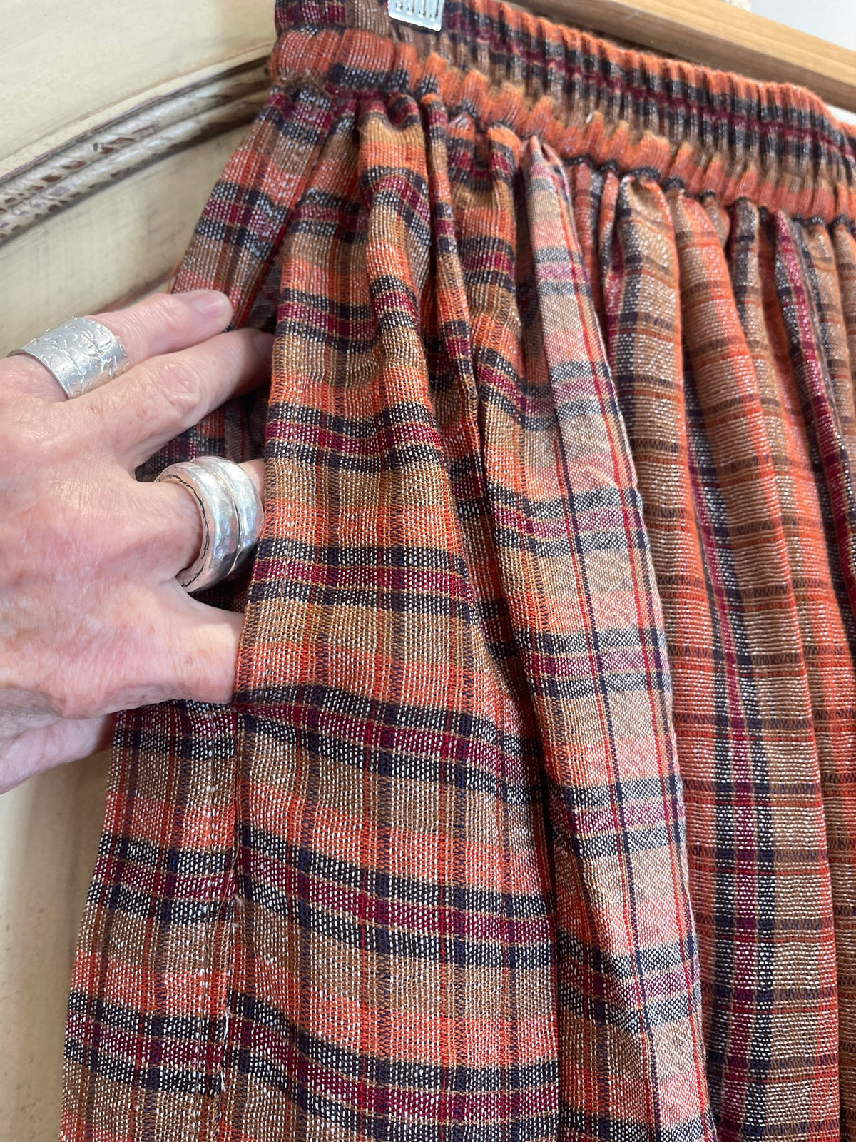 SADIA Skirt - Wool/Cotton Plaid