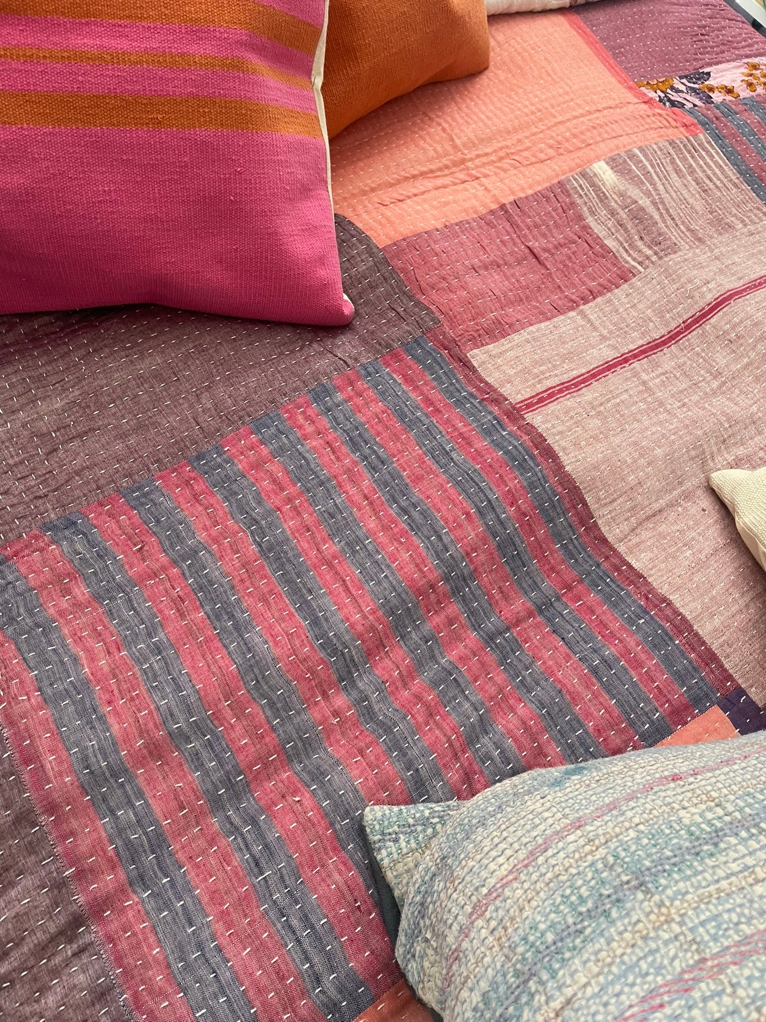 KHADI COTTON QUILT - Gentle Sunrise