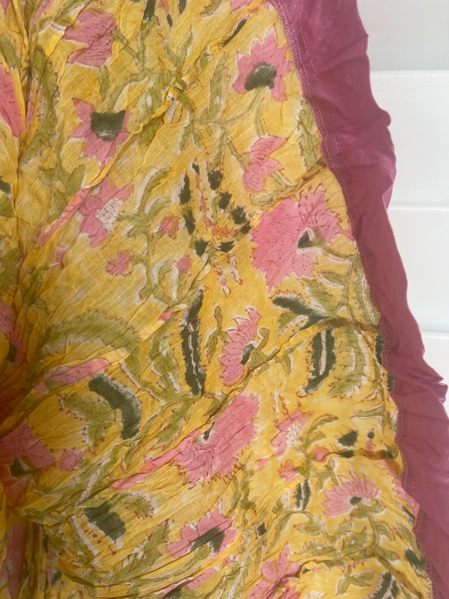 Cotton Panel Skirt - WILDFLOWER