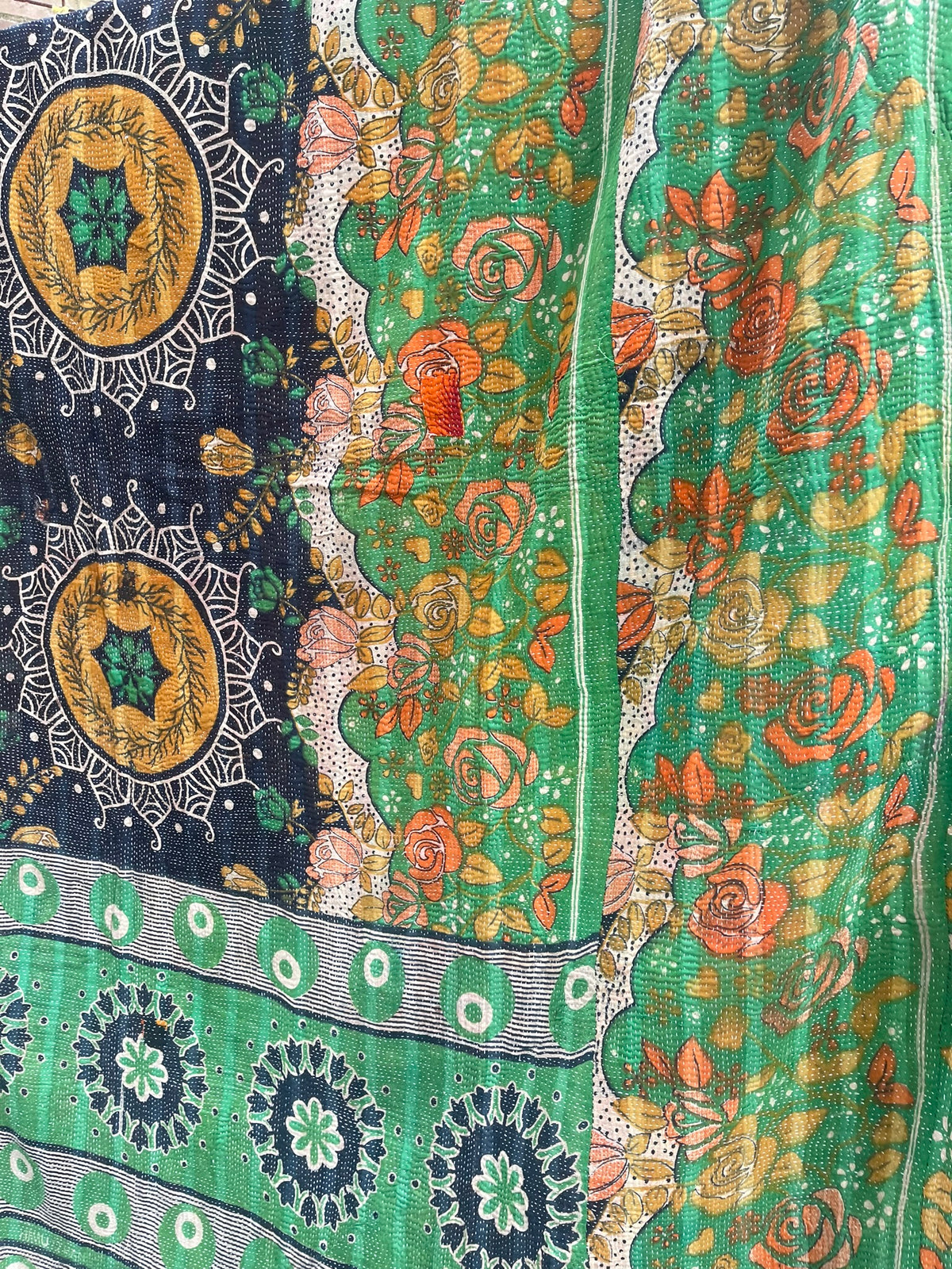 VINTAGE KANTHA - Lush Landscape