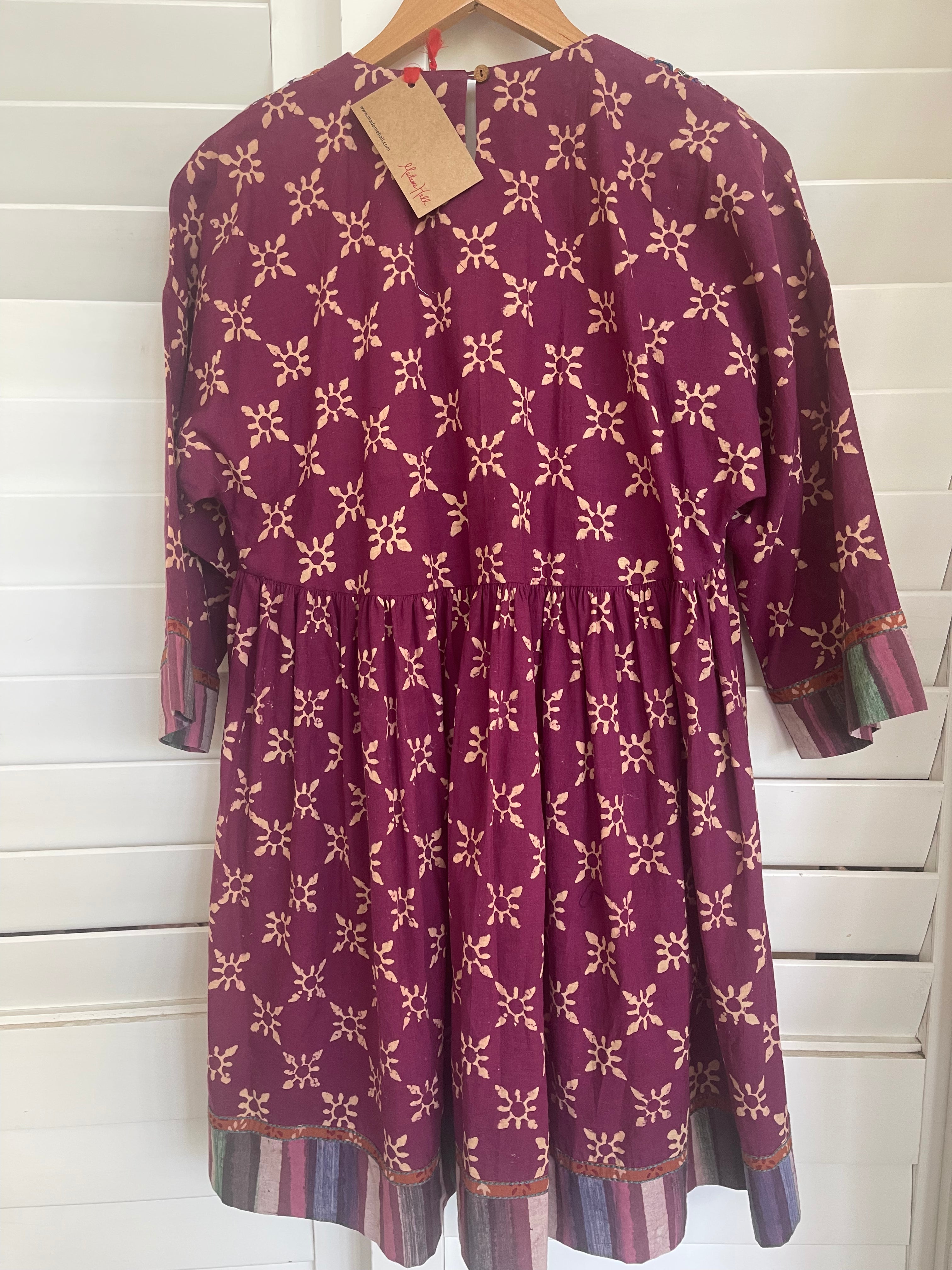 JAT EMBROIDERY TOP - Grape