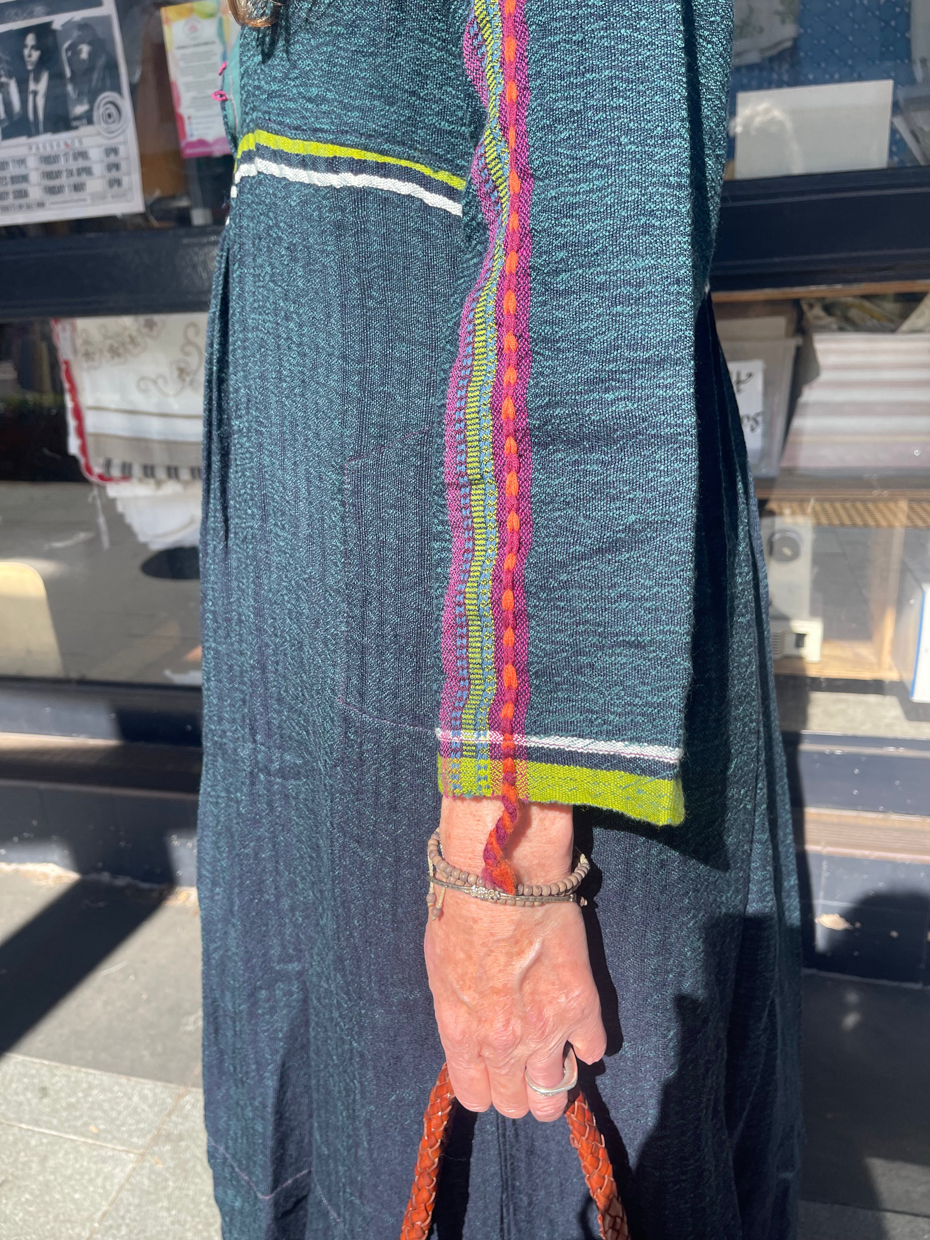 Miraj 02 - Forest Green Wool Dress