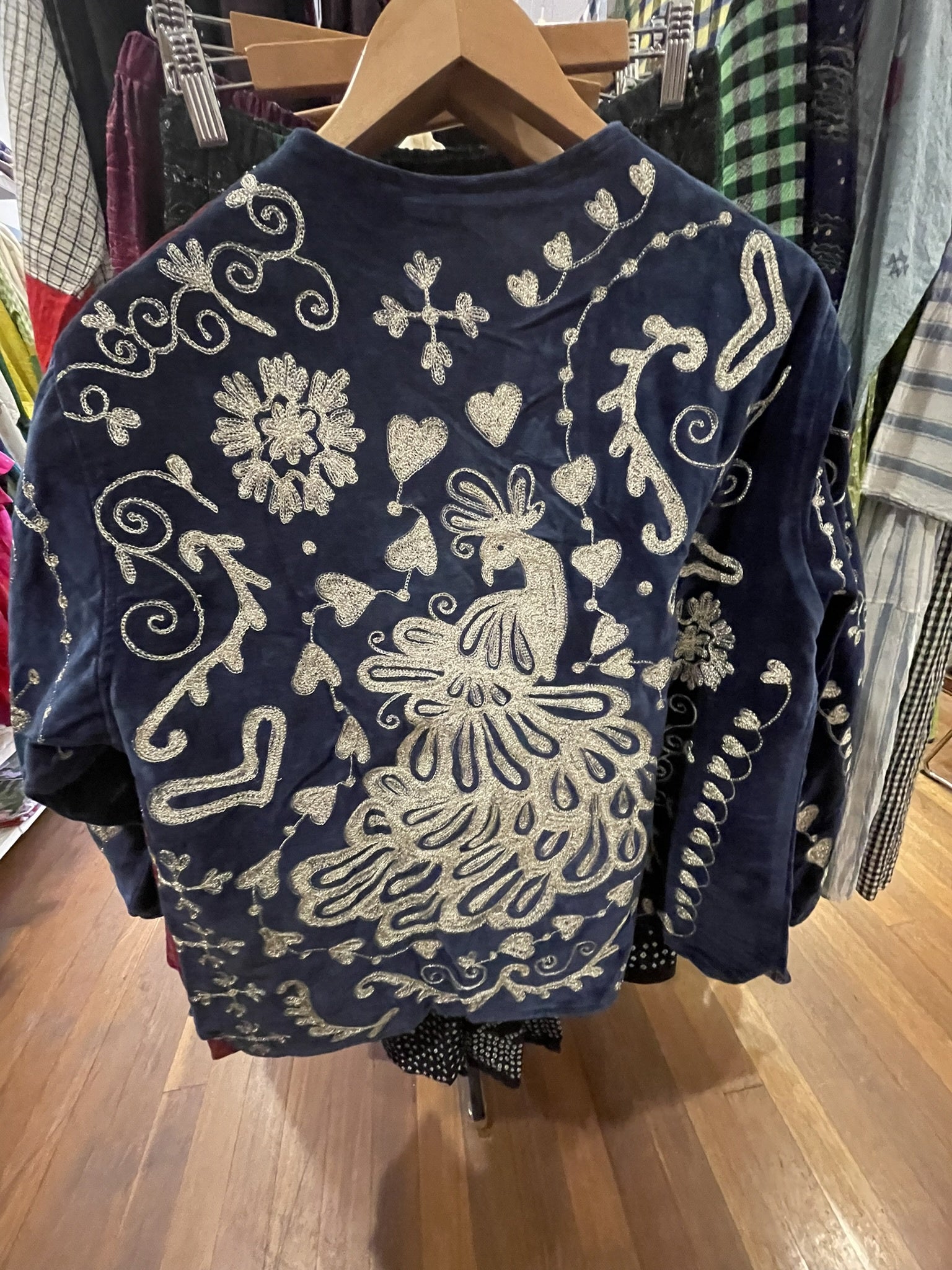 VELVET METALLIC  JACKET - Deep Indigo