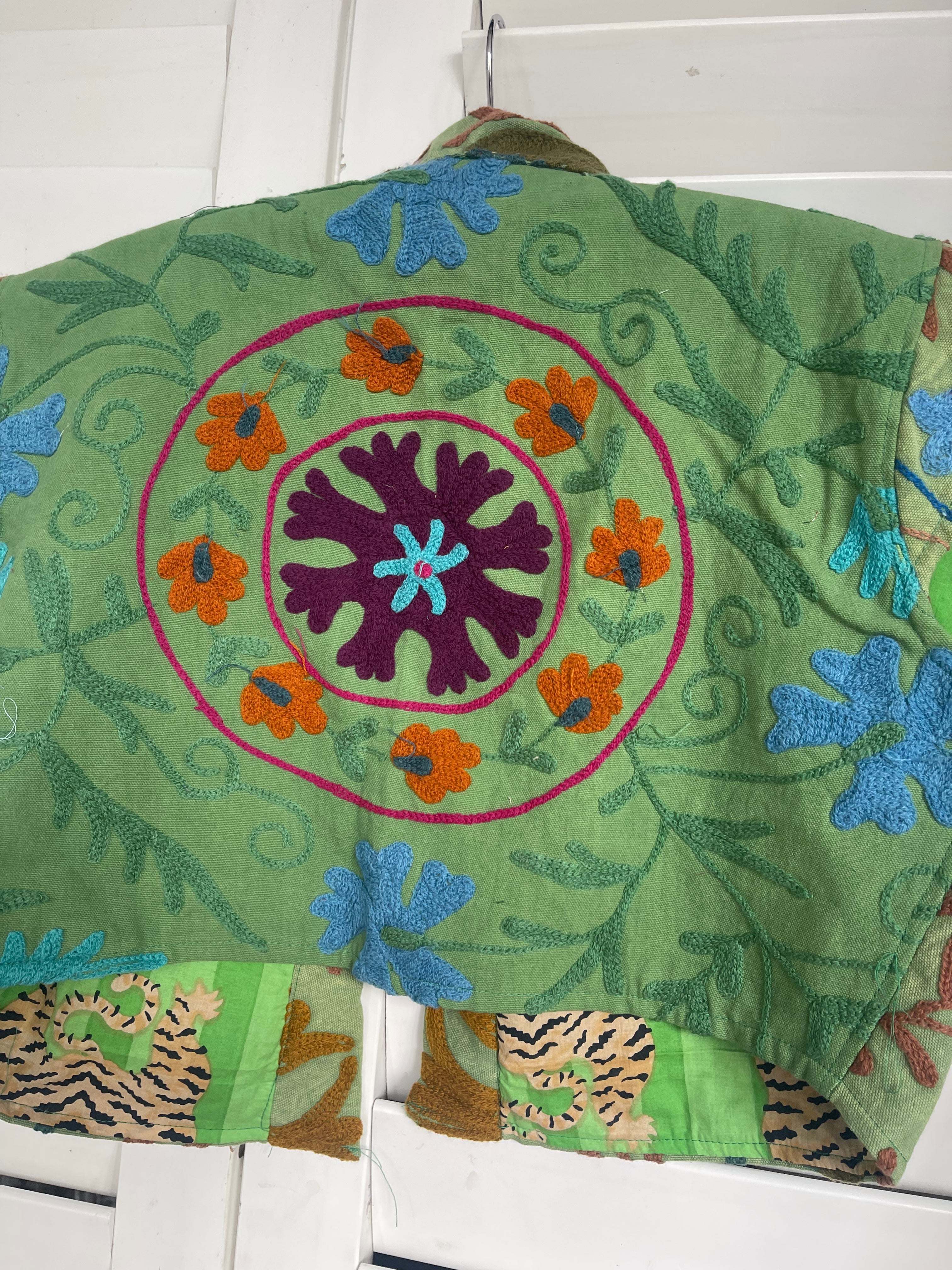 Capped Sleeve Top- Garden Fever