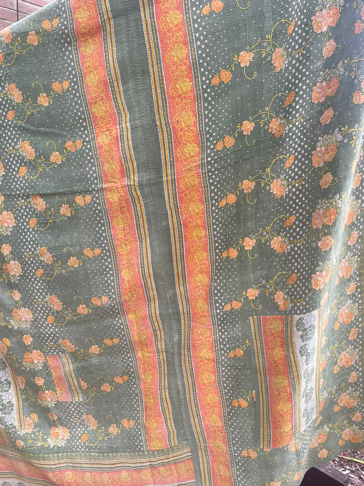 VINTAGE KANTHA - French Garden