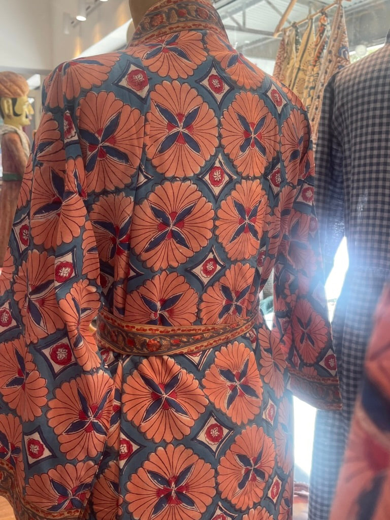 Cotton KIMONO - JAPONNAISE blockprint