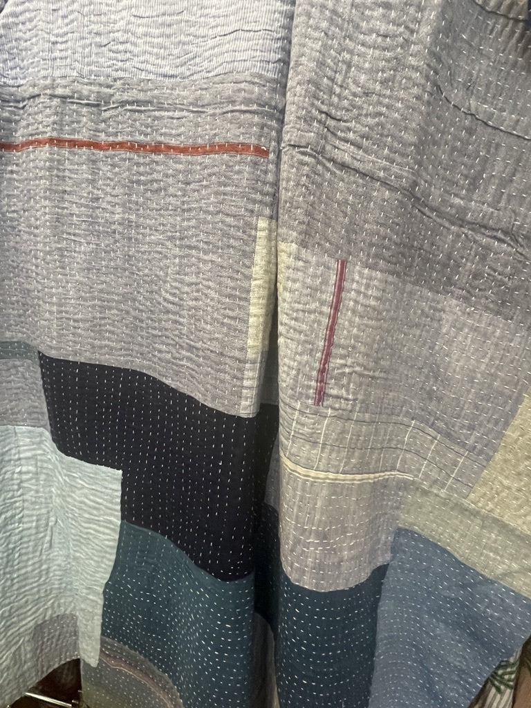 KHADI COTTON QUILT - Nautical