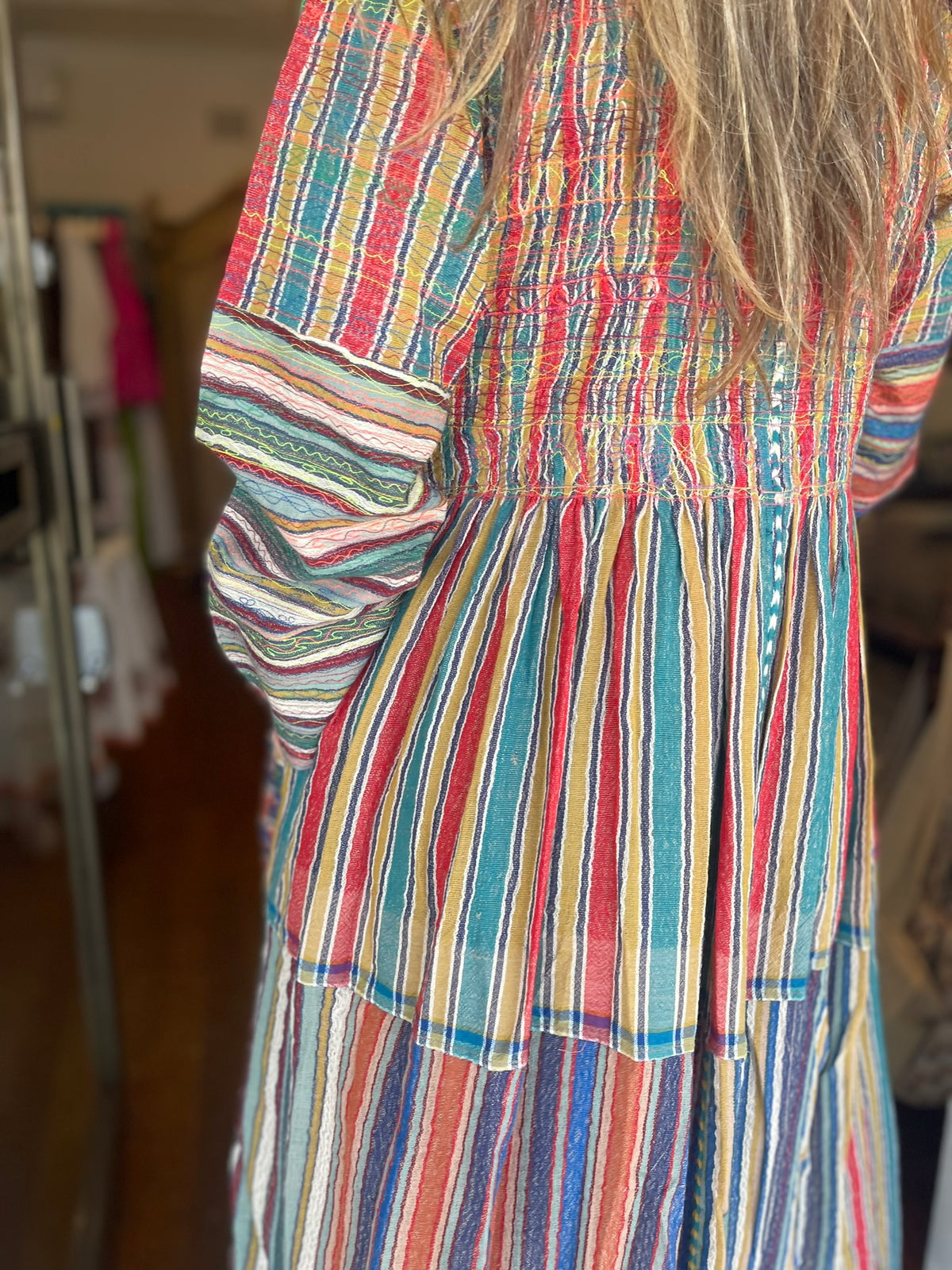 Bhujodi Wool Jacket - BORO Stripes