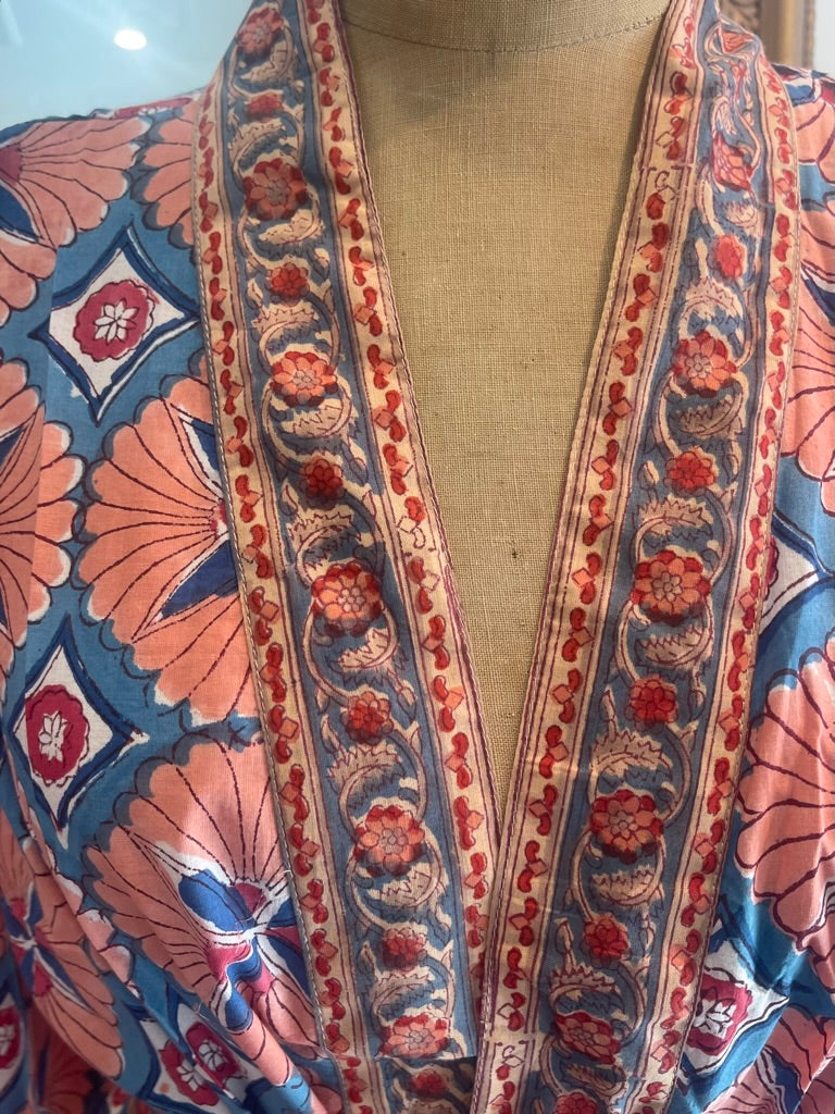 Cotton KIMONO - JAPONNAISE blockprint