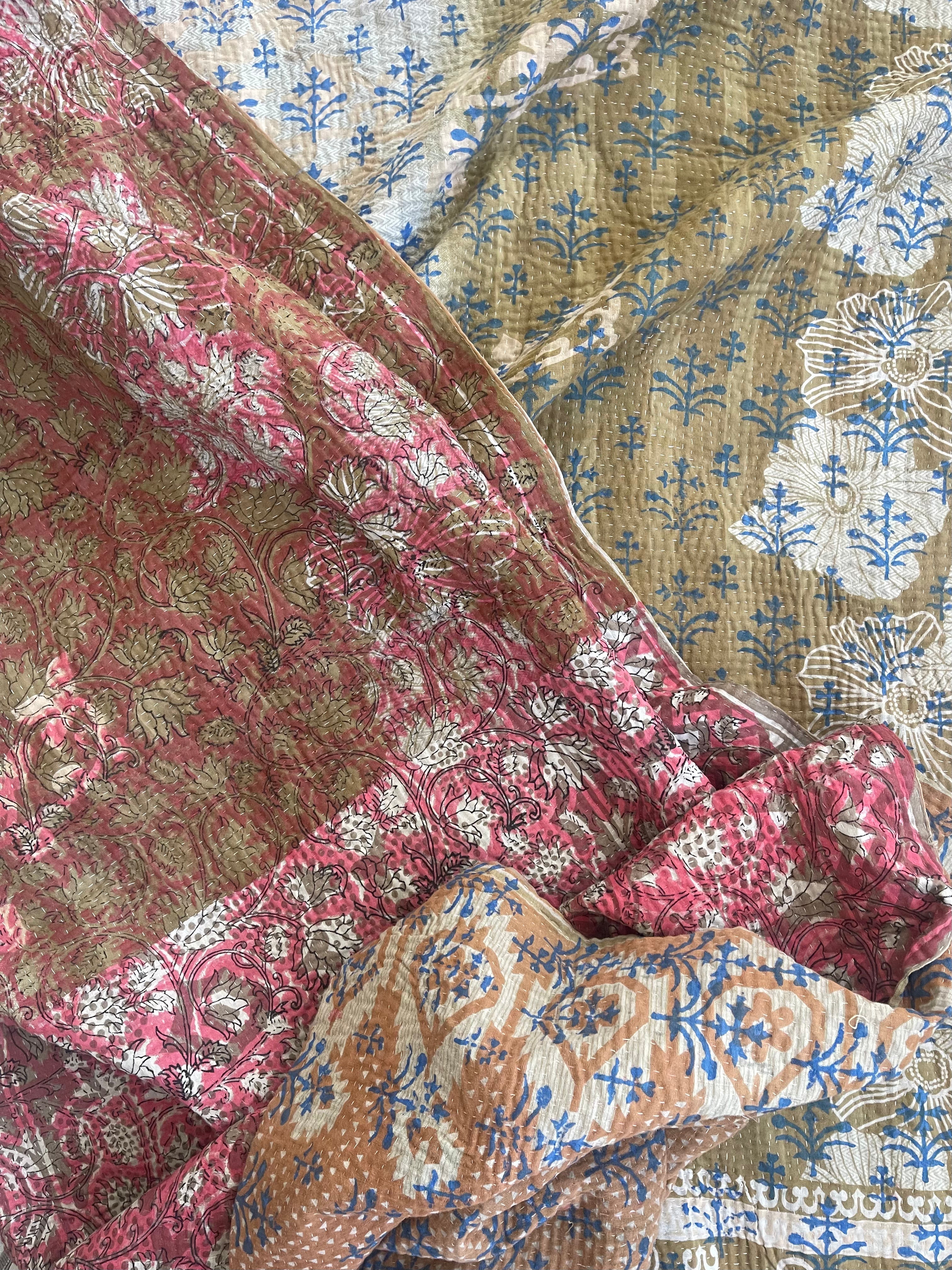 VINTAGE KANTHA - Desert Warmth