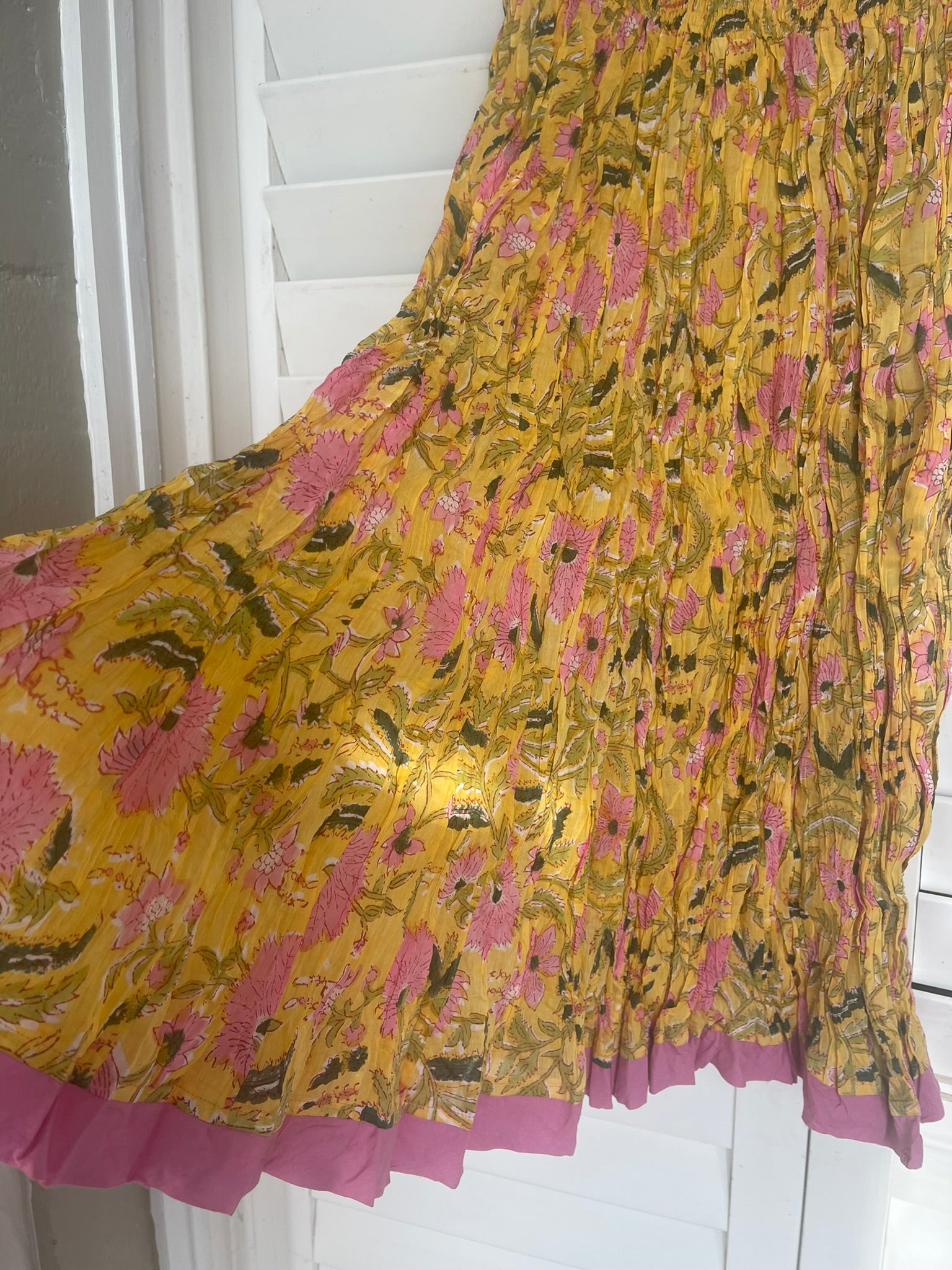 Cotton Panel Skirt - WILDFLOWER