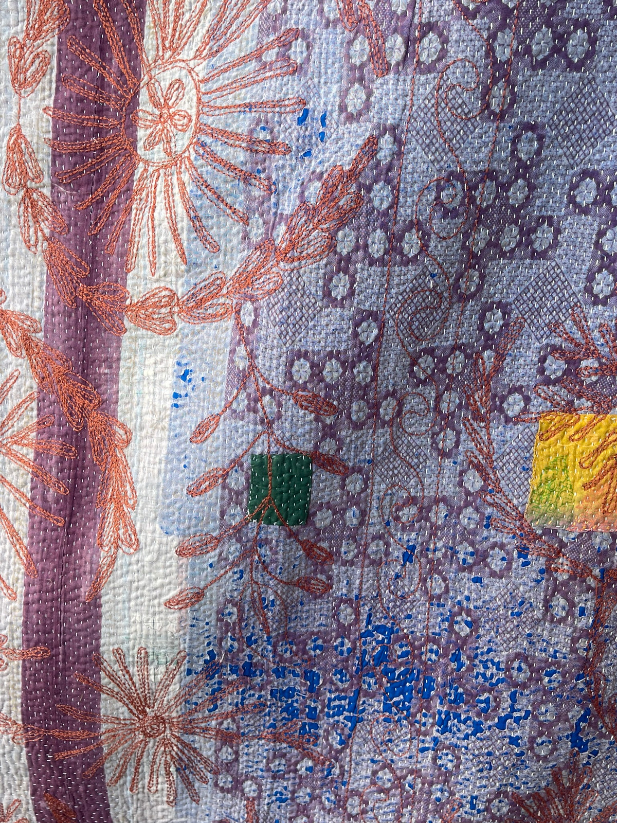 Suzani Vintage Kantha - MALIBU PEACH