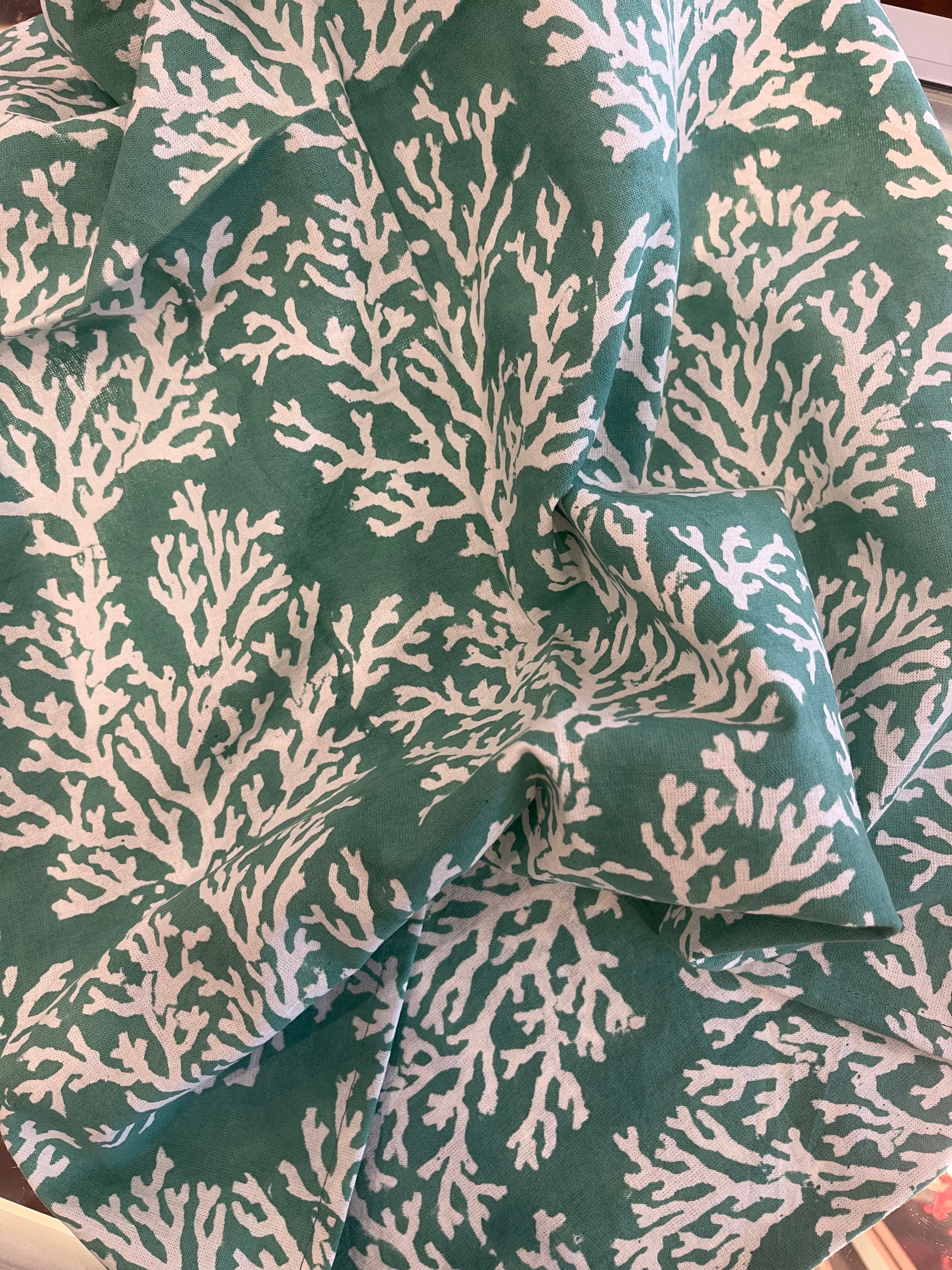 Napkins Coral - Sea Green