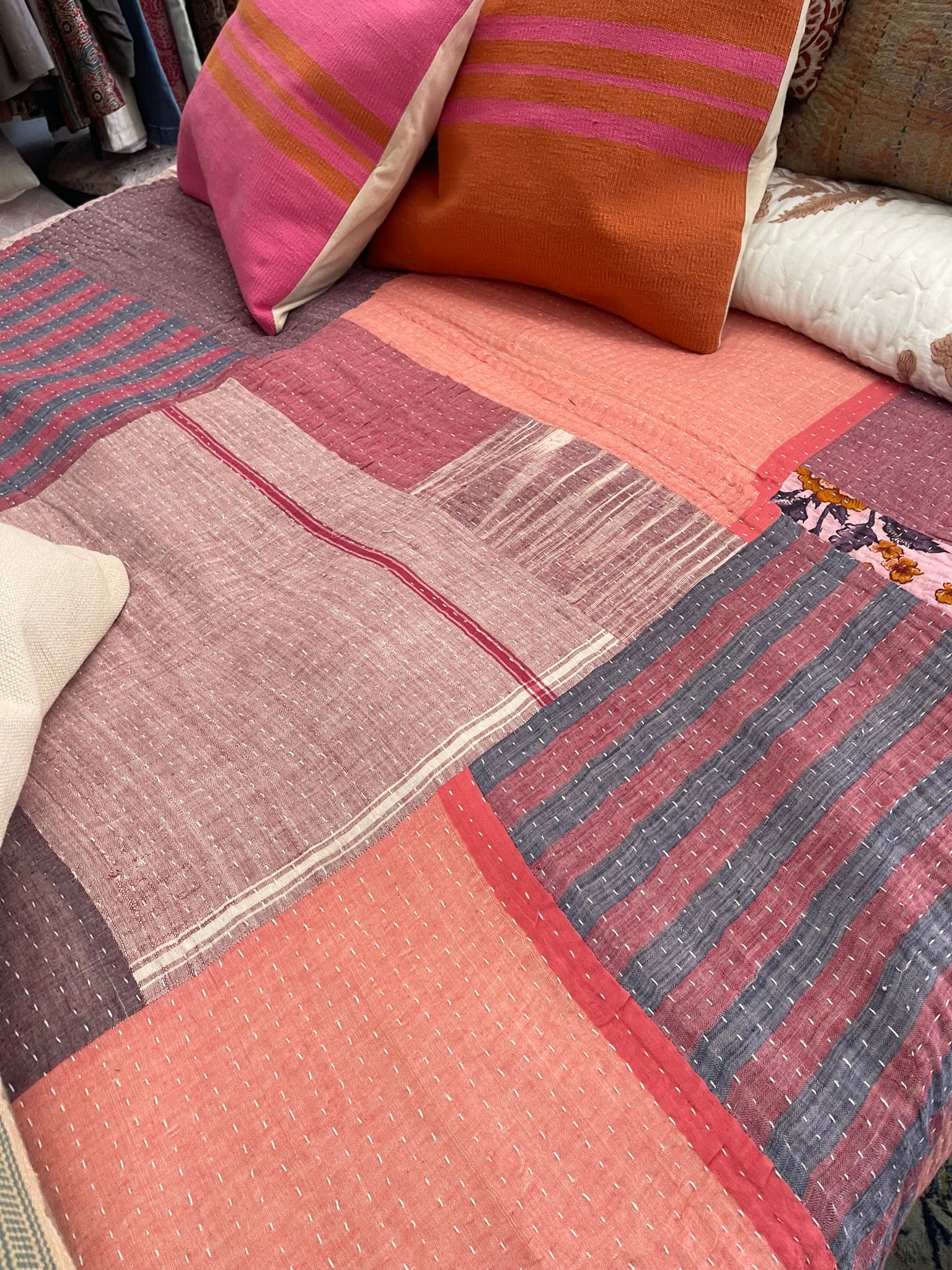 KHADI COTTON QUILT - Gentle Sunrise