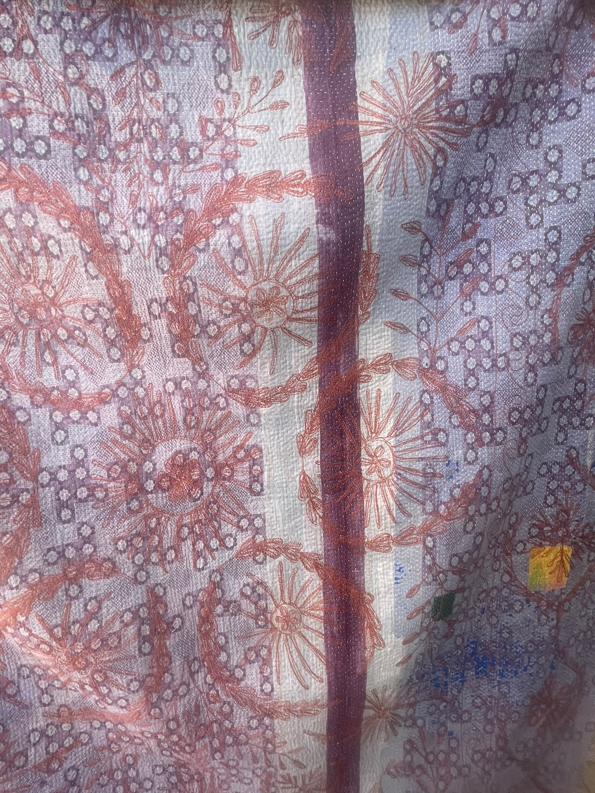 Suzani Vintage Kantha - MALIBU PEACH