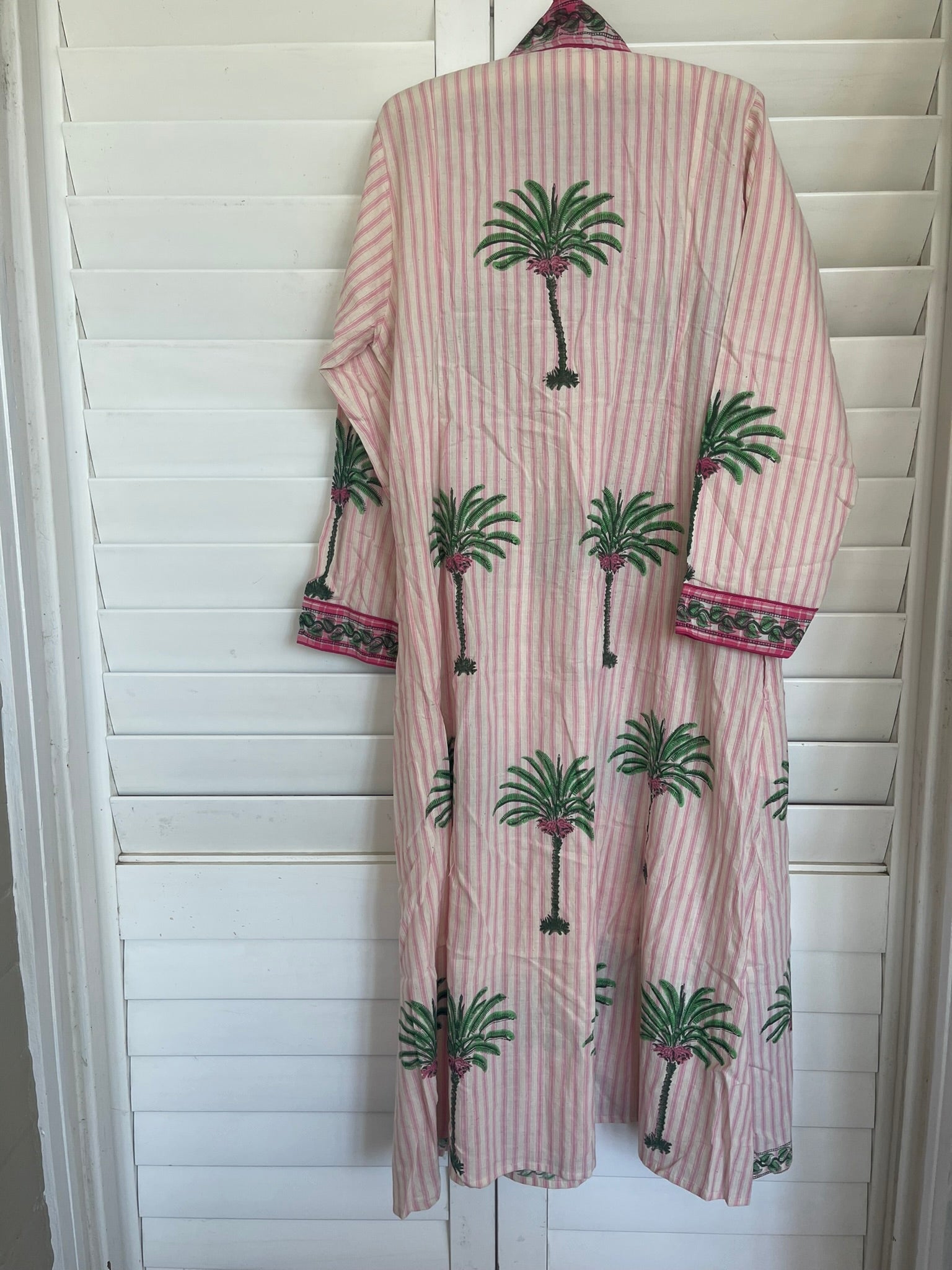 MOROCCAN BEACH KAFTAN - Pink Palm