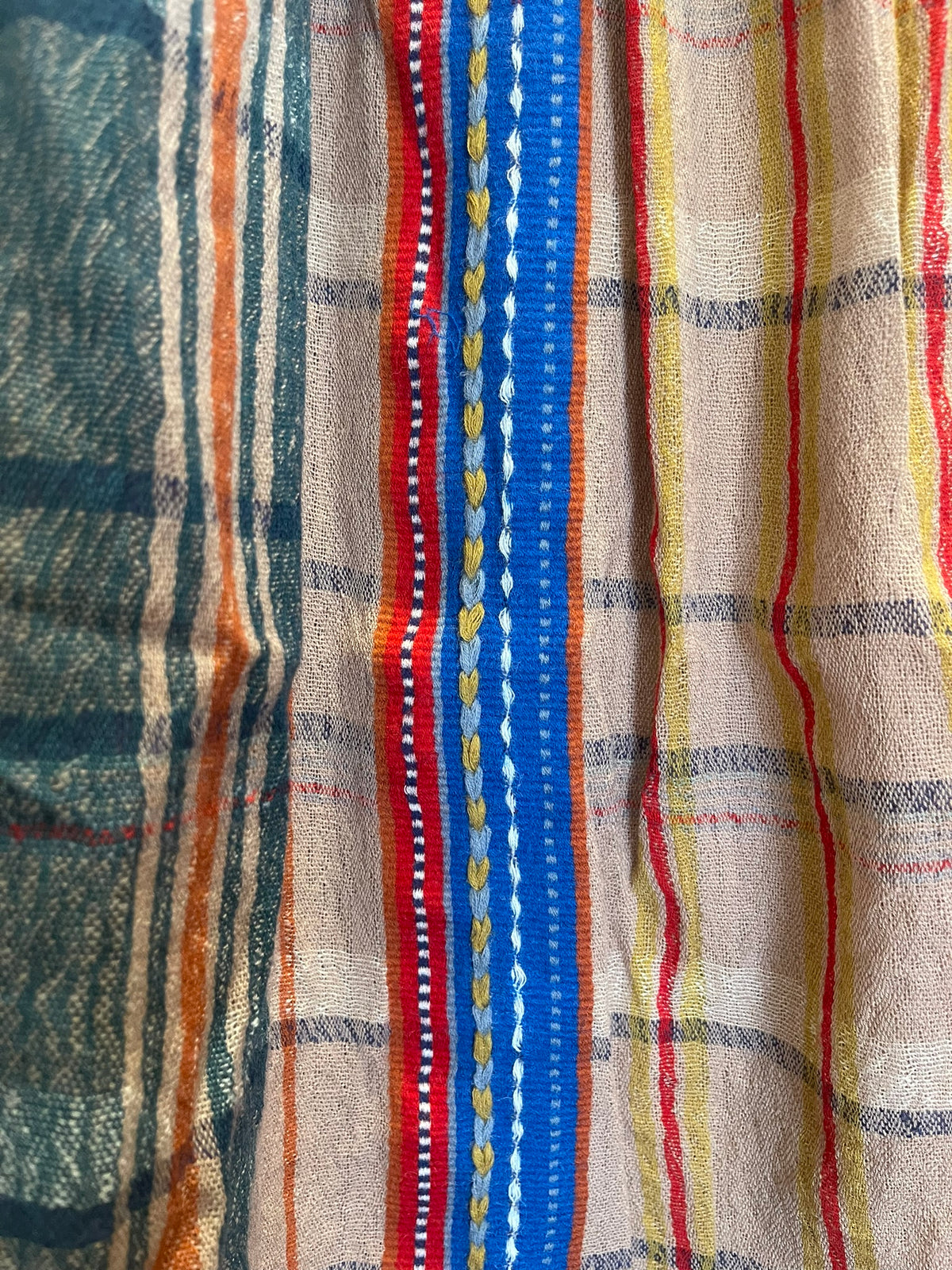 BHUJODI Wool Skirt - Check