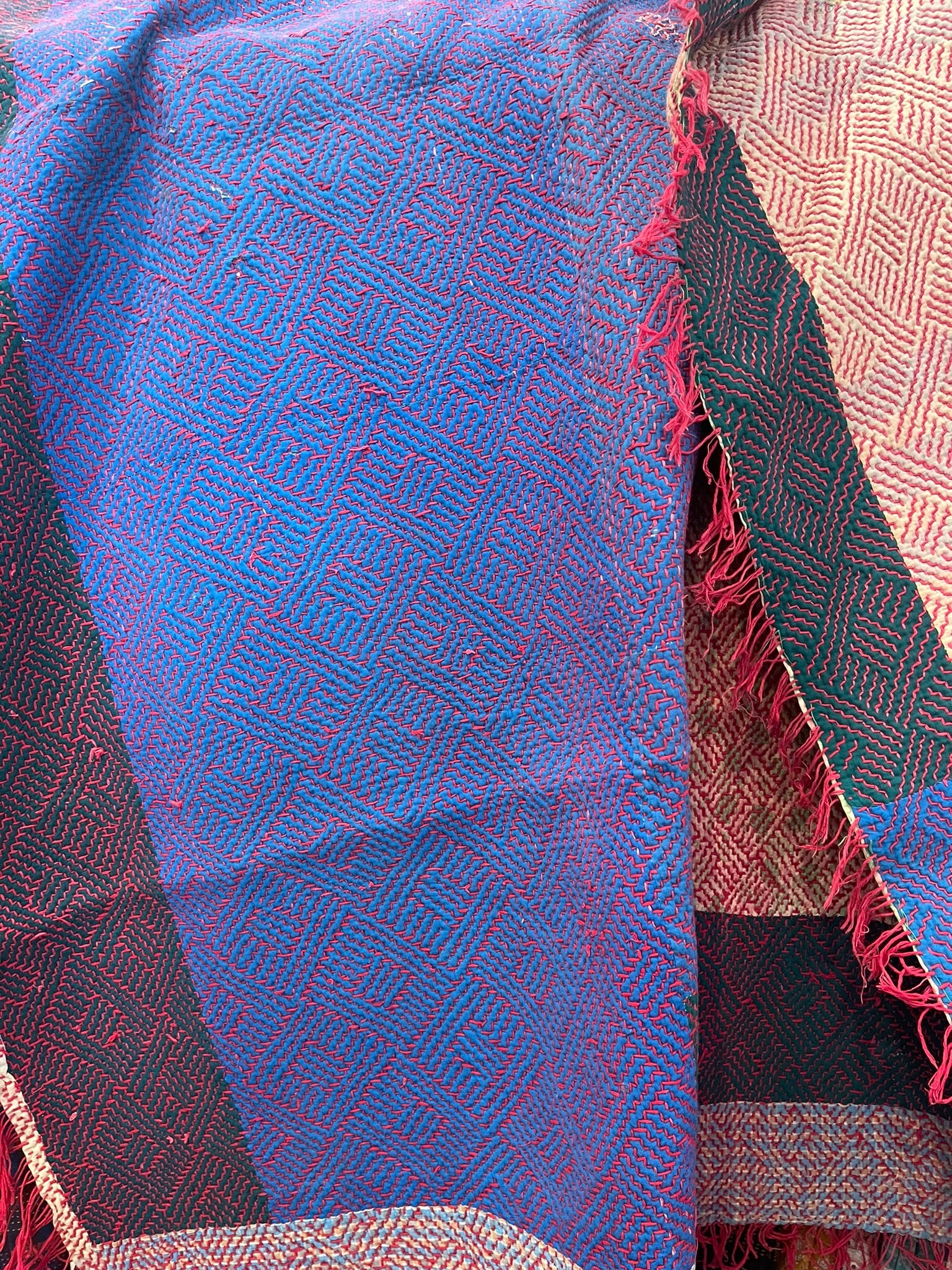 VINTAGE KANTHA - Pink Desert