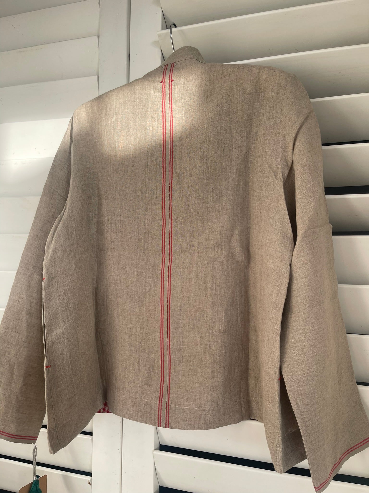 REYA Linen Jacket - Taupe