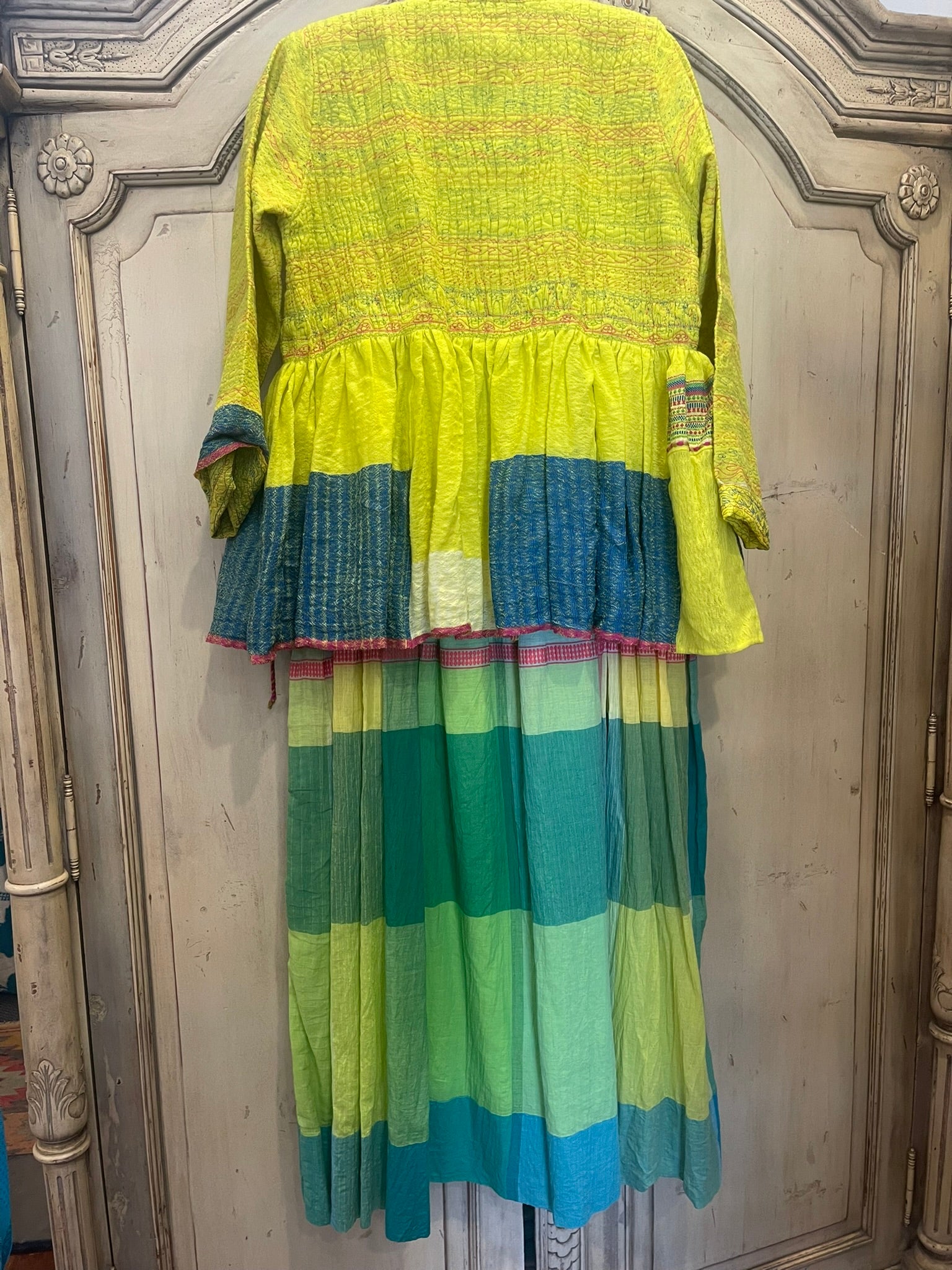 NILGIRI Wool/Silk Jacket - Neon Yellow
