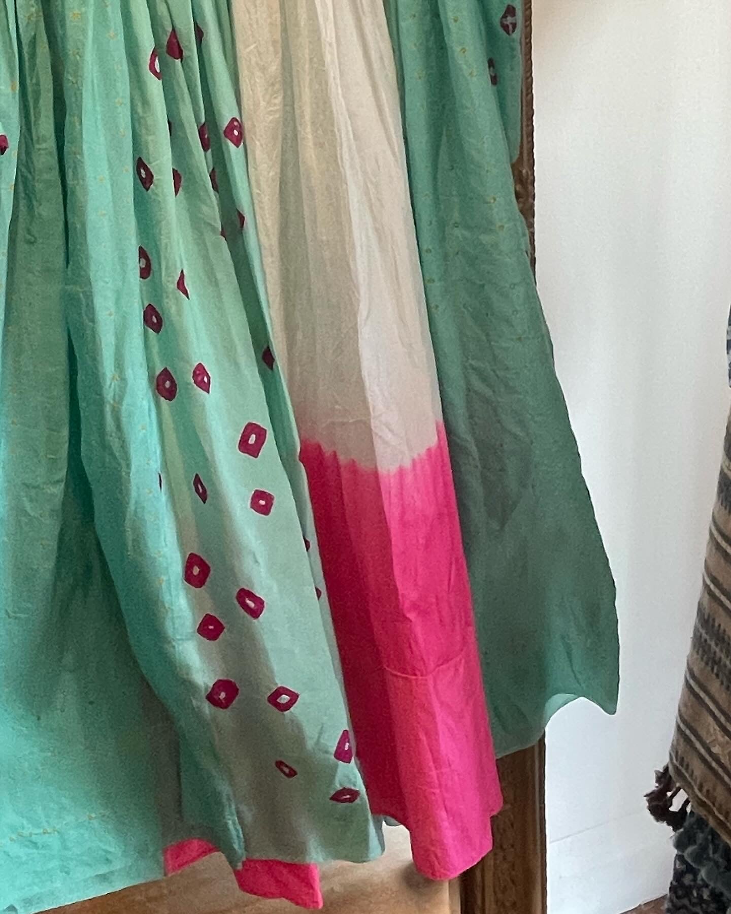 INJIRI JODHPUR 25 - Silk Bandhani Dress